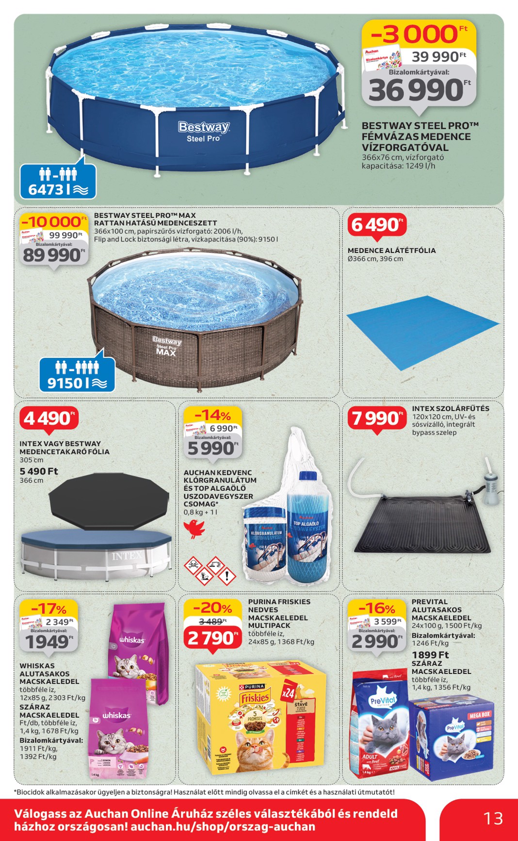 auchan - Auchan szupermarket akciós újság, érvényes 06.19. - 06.25. - page: 13