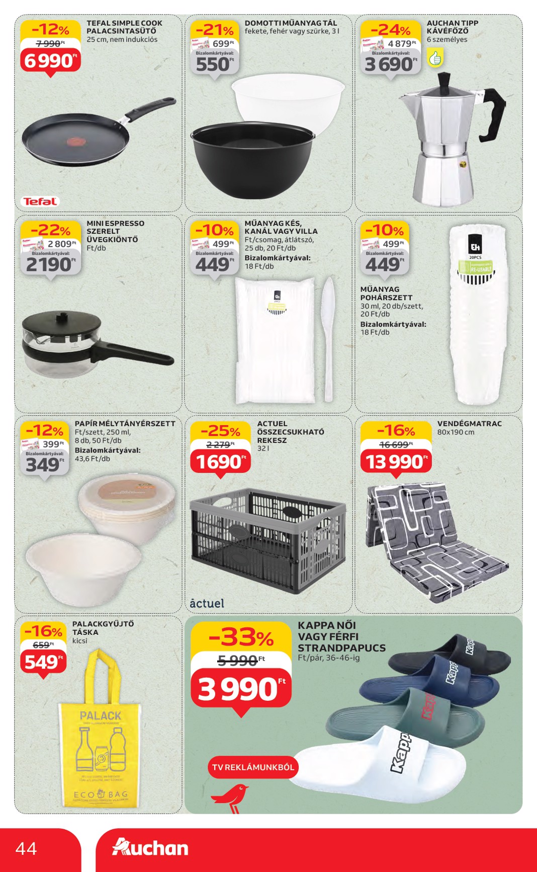 auchan - Auchan - Hipermarket akciós újság, érvényes 06.26. - 07.02. - page: 44 auchan - Auchan - Hipermarket akciós újság, érvényes 06.26. - 07.02. - page: 44