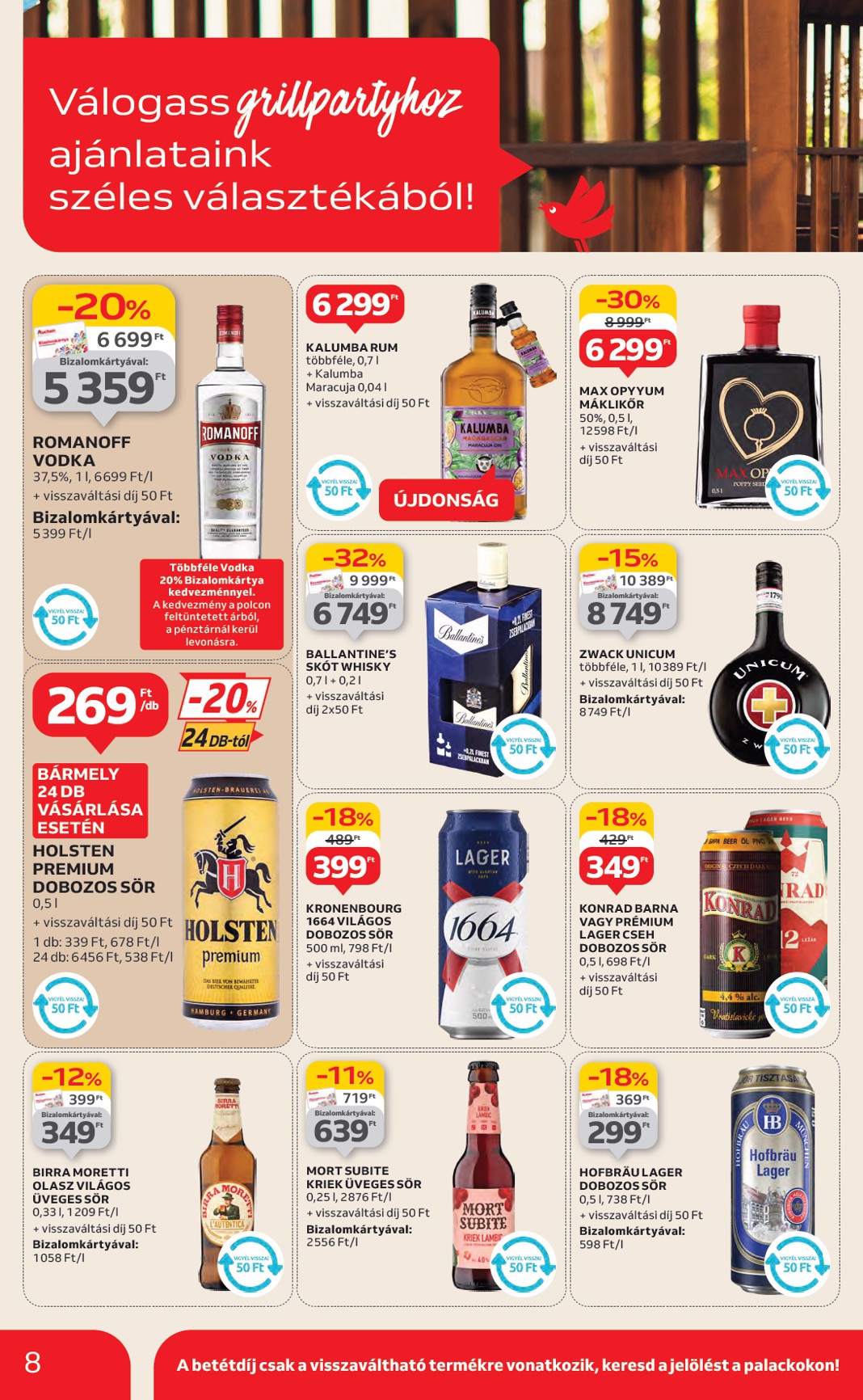 auchan - Auchan - Hipermarket akciós újság, érvényes 06.26. - 07.02. - page: 8 auchan - Auchan - Hipermarket akciós újság, érvényes 06.26. - 07.02. - page: 8