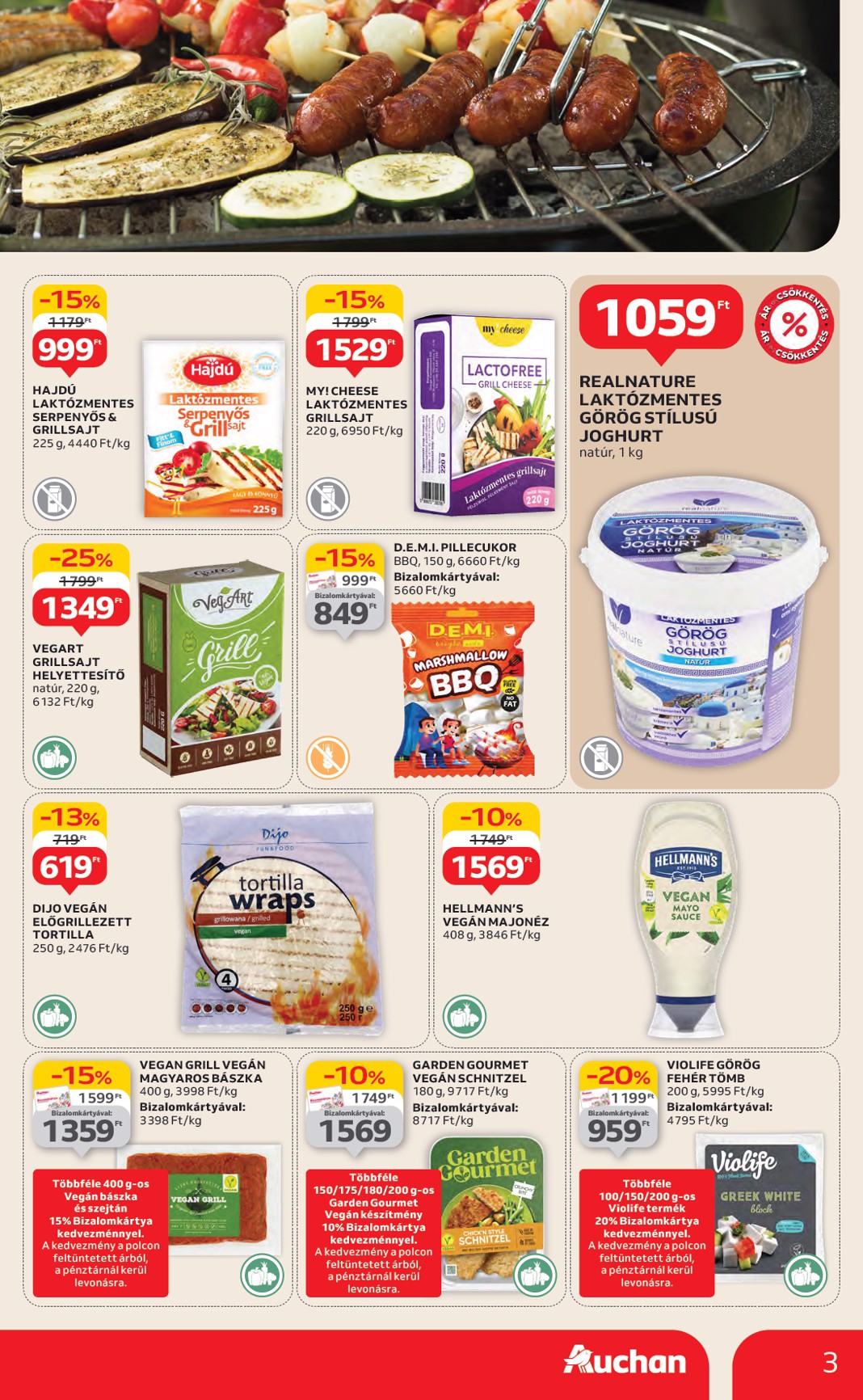 auchan - Auchan - Hipermarket akciós újság, érvényes 06.26. - 07.02. - page: 3 auchan - Auchan - Hipermarket akciós újság, érvényes 06.26. - 07.02. - page: 3