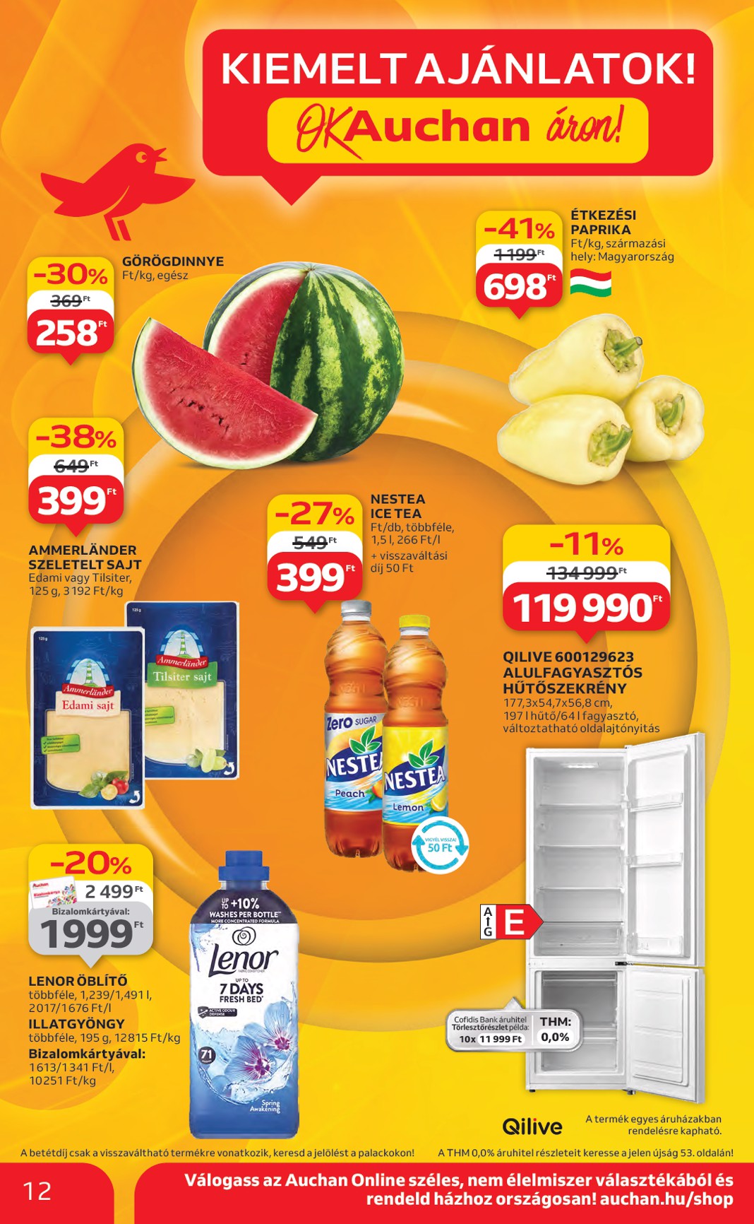 auchan - Auchan - Hipermarket akciós újság, érvényes 06.26. - 07.02. - page: 12 auchan - Auchan - Hipermarket akciós újság, érvényes 06.26. - 07.02. - page: 12