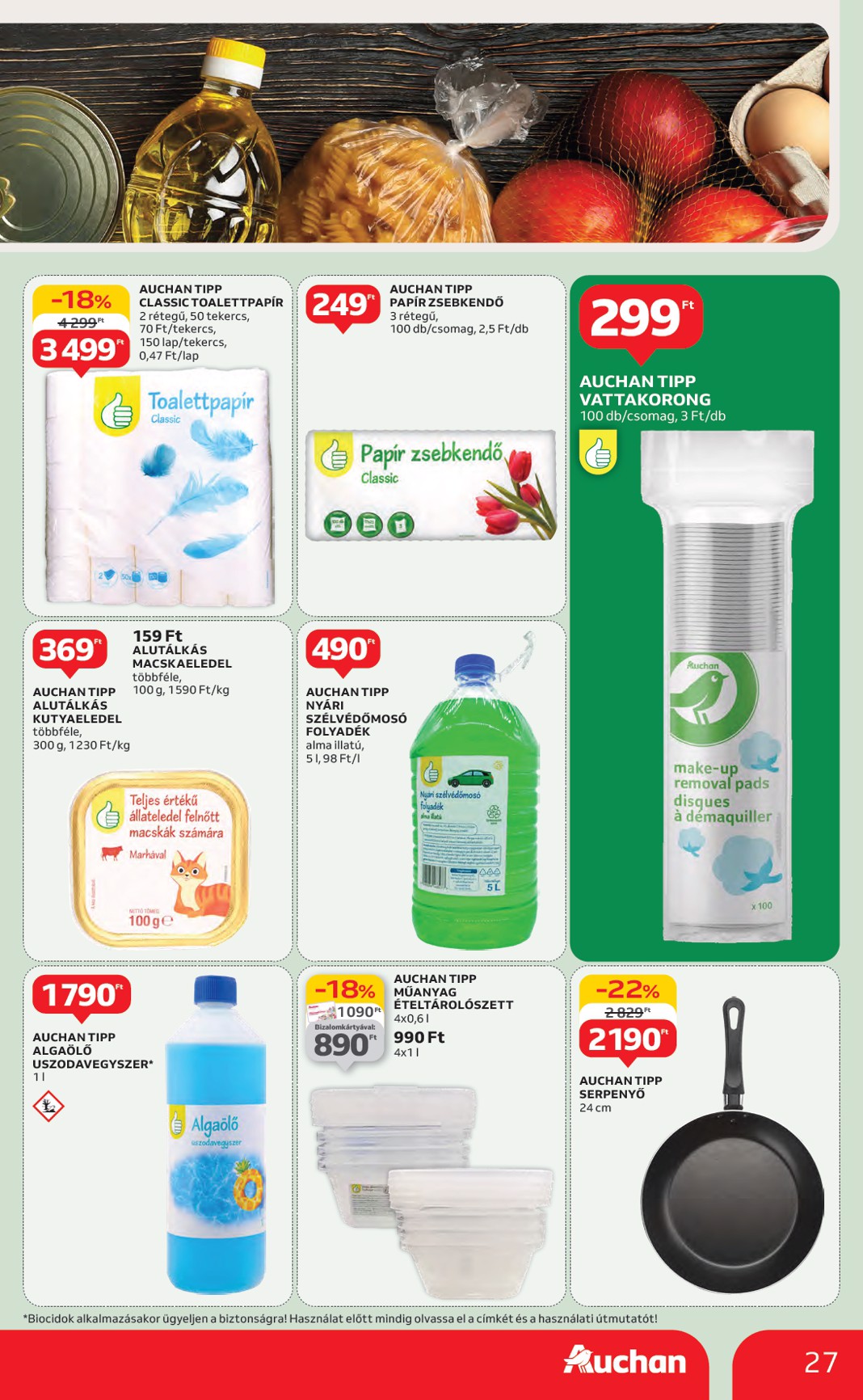 auchan - Auchan - Hipermarket akciós újság, érvényes 06.26. - 07.02. - page: 27 auchan - Auchan - Hipermarket akciós újság, érvényes 06.26. - 07.02. - page: 27