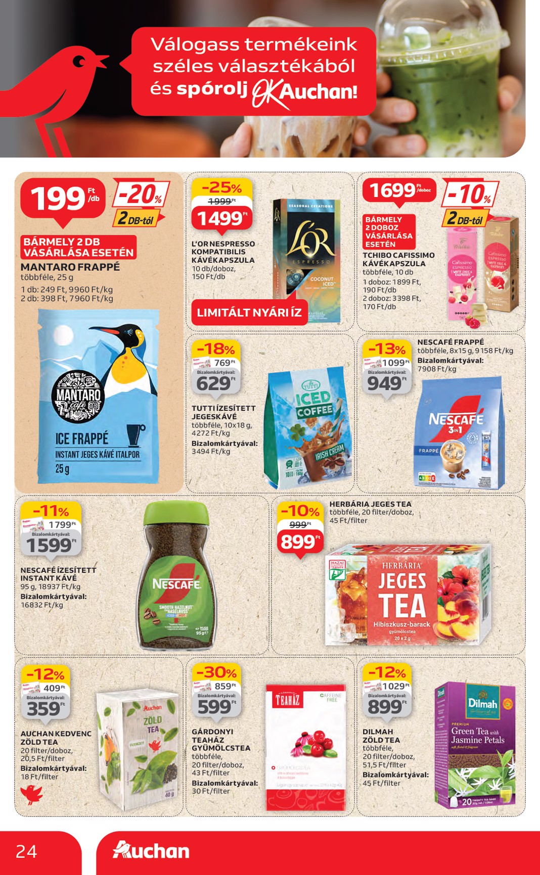 auchan - Auchan - Hipermarket akciós újság, érvényes 06.26. - 07.02. - page: 24 auchan - Auchan - Hipermarket akciós újság, érvényes 06.26. - 07.02. - page: 24