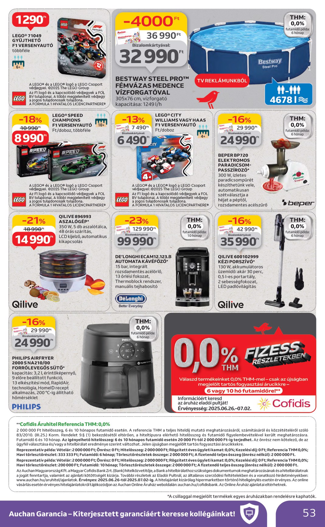 auchan - Auchan - Hipermarket akciós újság, érvényes 06.26. - 07.02. - page: 53 auchan - Auchan - Hipermarket akciós újság, érvényes 06.26. - 07.02. - page: 53