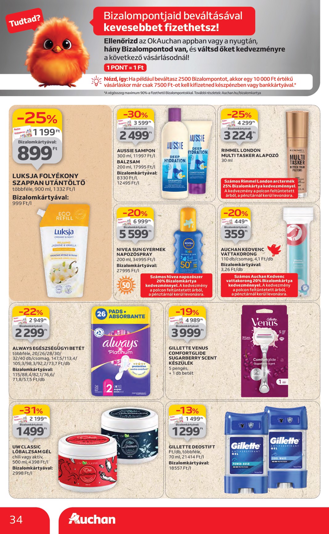 auchan - Auchan - Hipermarket akciós újság, érvényes 06.26. - 07.02. - page: 34 auchan - Auchan - Hipermarket akciós újság, érvényes 06.26. - 07.02. - page: 34