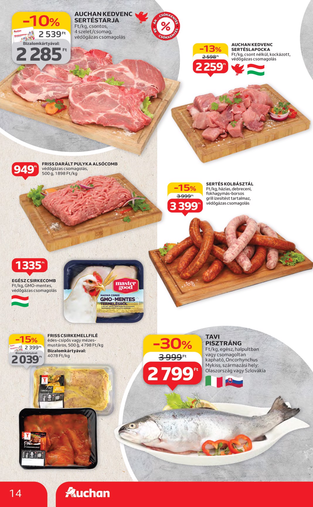auchan - Auchan - Hipermarket akciós újság, érvényes 06.26. - 07.02. - page: 14 auchan - Auchan - Hipermarket akciós újság, érvényes 06.26. - 07.02. - page: 14