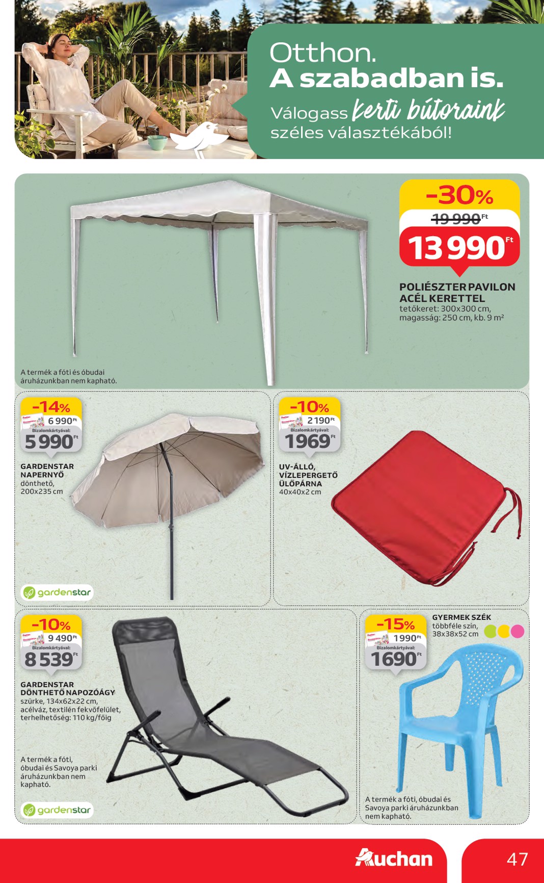 auchan - Auchan - Hipermarket akciós újság, érvényes 06.26. - 07.02. - page: 47 auchan - Auchan - Hipermarket akciós újság, érvényes 06.26. - 07.02. - page: 47