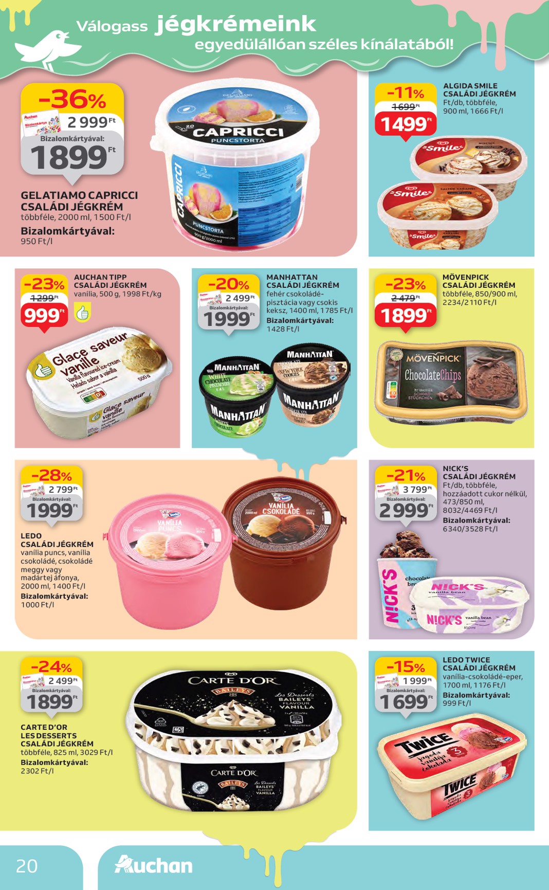 auchan - Auchan - Hipermarket akciós újság, érvényes 06.26. - 07.02. - page: 20 auchan - Auchan - Hipermarket akciós újság, érvényes 06.26. - 07.02. - page: 20