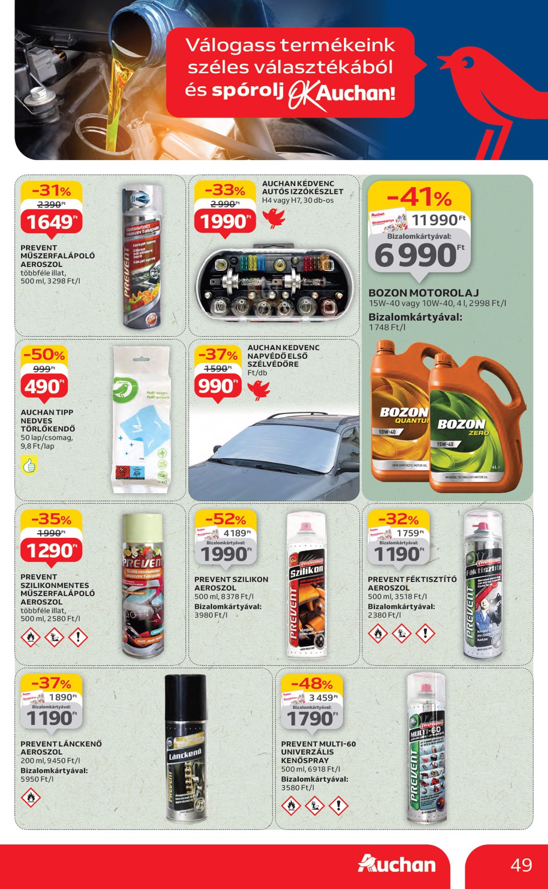 auchan - Auchan - Hipermarket akciós újság, érvényes 06.26. - 07.02. - page: 49 auchan - Auchan - Hipermarket akciós újság, érvényes 06.26. - 07.02. - page: 49