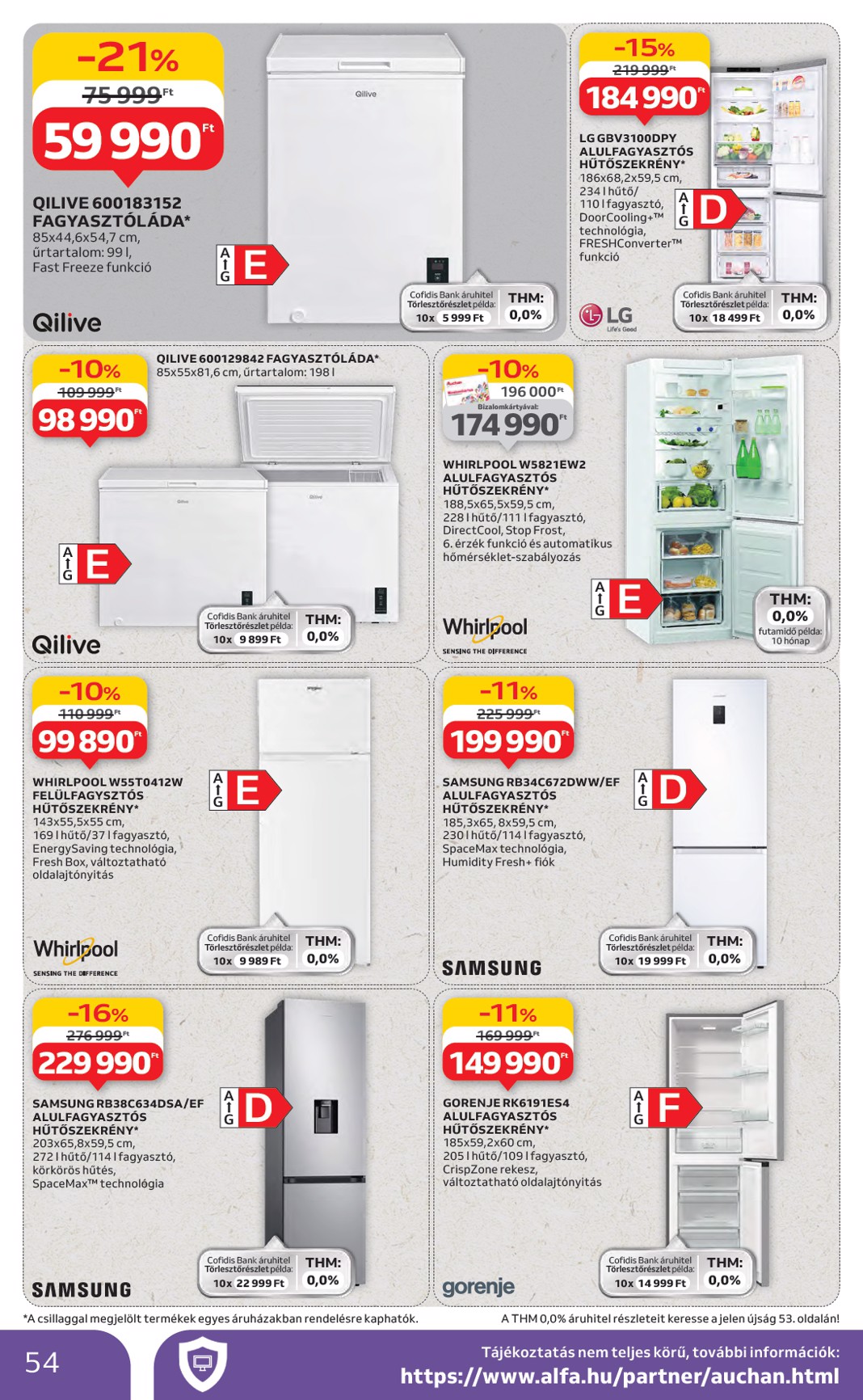 auchan - Auchan - Hipermarket akciós újság, érvényes 06.26. - 07.02. - page: 54 auchan - Auchan - Hipermarket akciós újság, érvényes 06.26. - 07.02. - page: 54