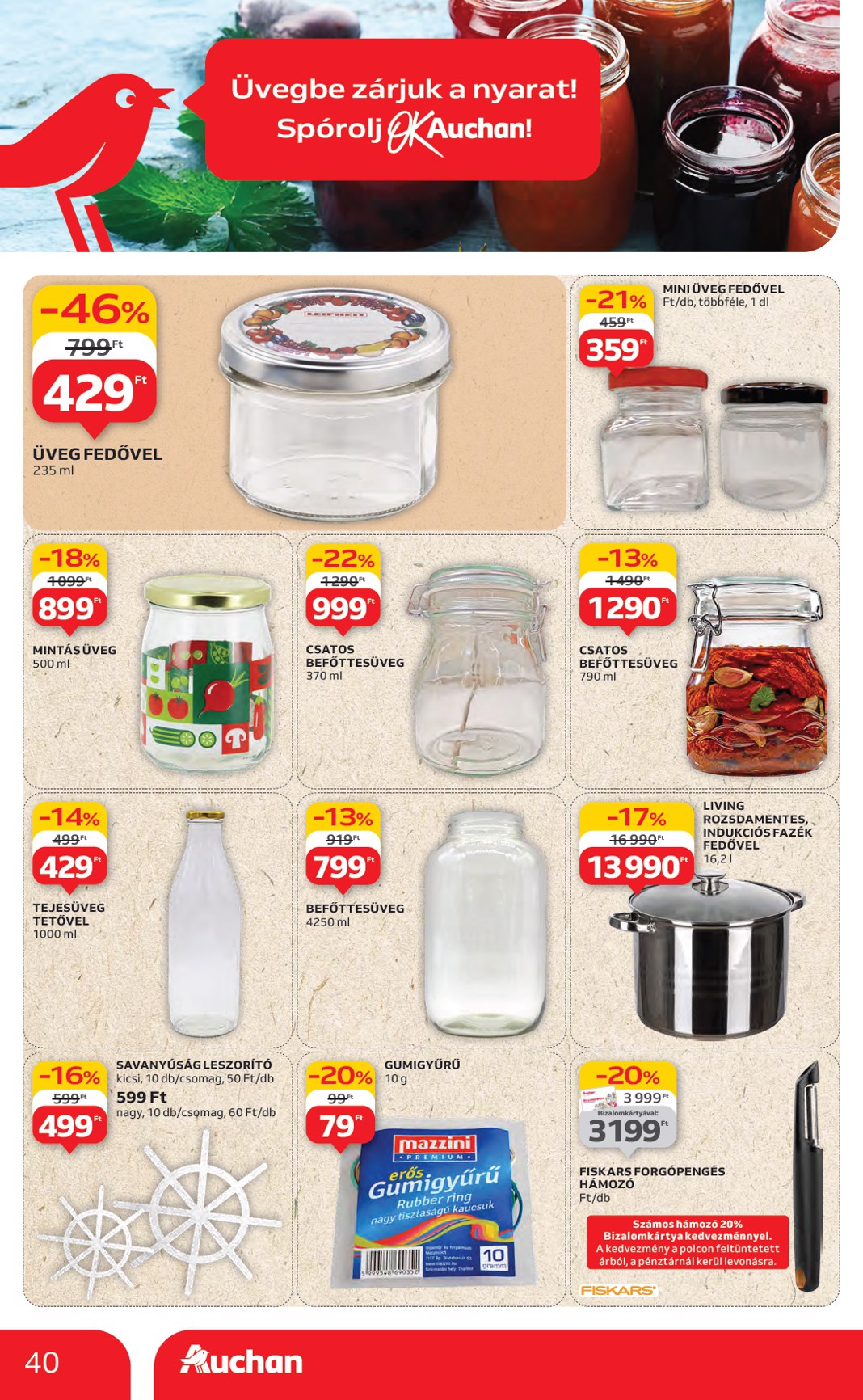 auchan - Auchan - Hipermarket akciós újság, érvényes 06.26. - 07.02. - page: 40 auchan - Auchan - Hipermarket akciós újság, érvényes 06.26. - 07.02. - page: 40