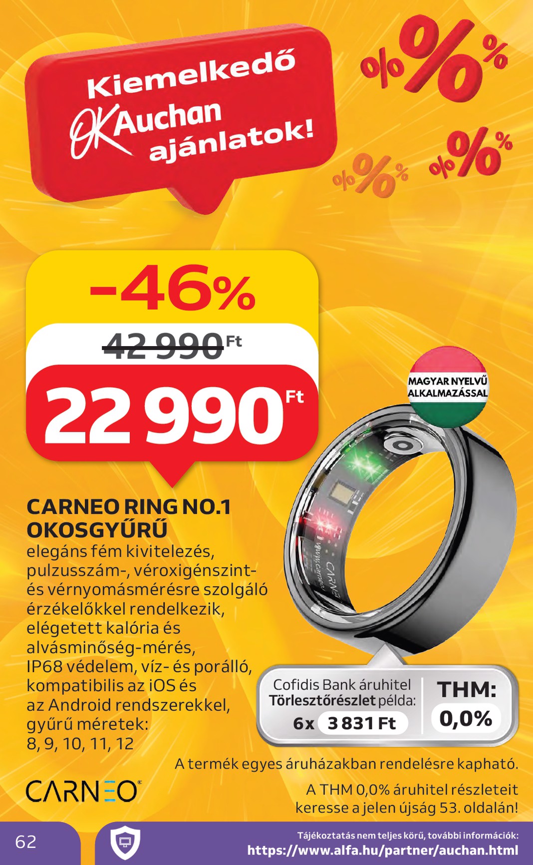 auchan - Auchan - Hipermarket akciós újság, érvényes 06.26. - 07.02. - page: 62 auchan - Auchan - Hipermarket akciós újság, érvényes 06.26. - 07.02. - page: 62