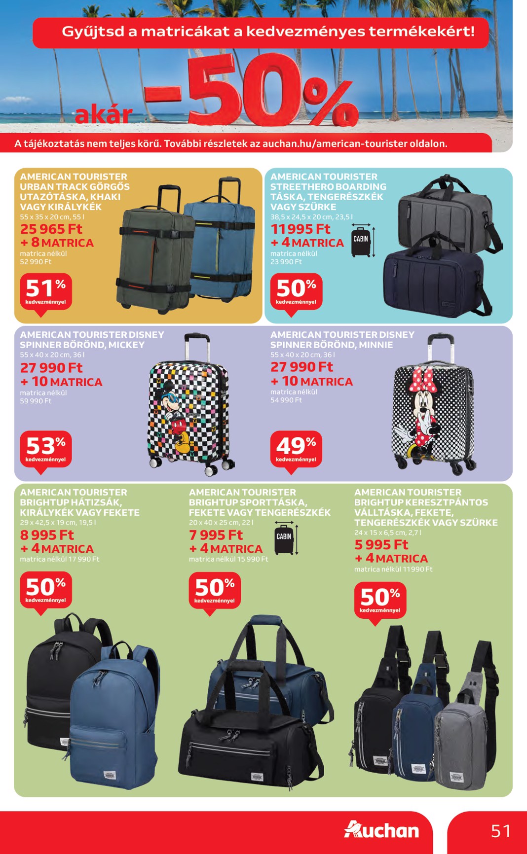 auchan - Auchan - Hipermarket akciós újság, érvényes 06.26. - 07.02. - page: 51 auchan - Auchan - Hipermarket akciós újság, érvényes 06.26. - 07.02. - page: 51