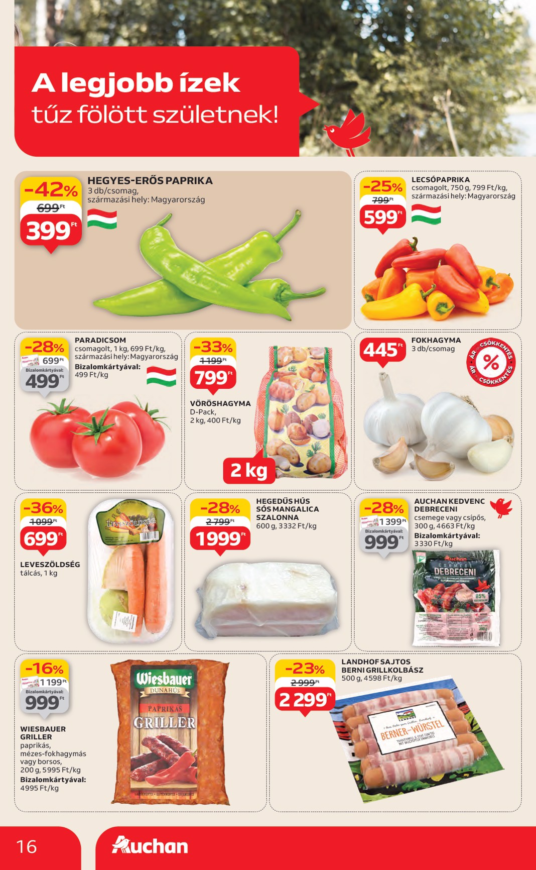auchan - Auchan - Hipermarket akciós újság, érvényes 06.26. - 07.02. - page: 16 auchan - Auchan - Hipermarket akciós újság, érvényes 06.26. - 07.02. - page: 16