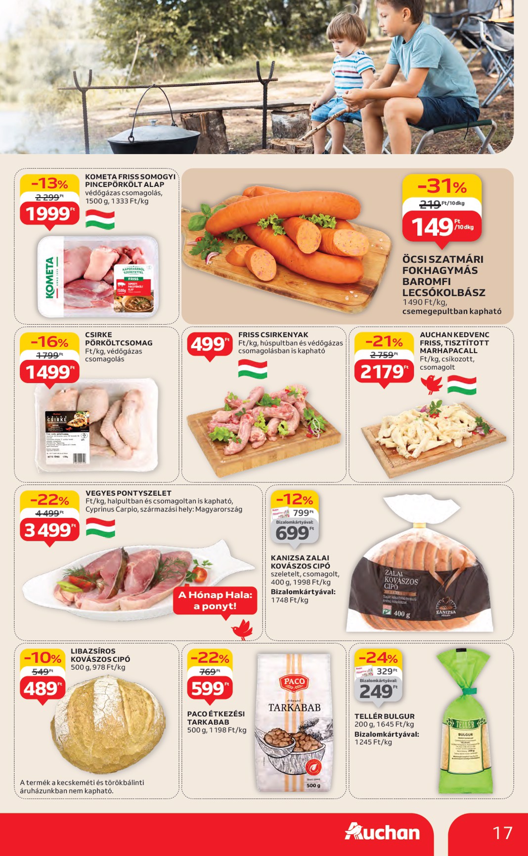 auchan - Auchan - Hipermarket akciós újság, érvényes 06.26. - 07.02. - page: 17 auchan - Auchan - Hipermarket akciós újság, érvényes 06.26. - 07.02. - page: 17