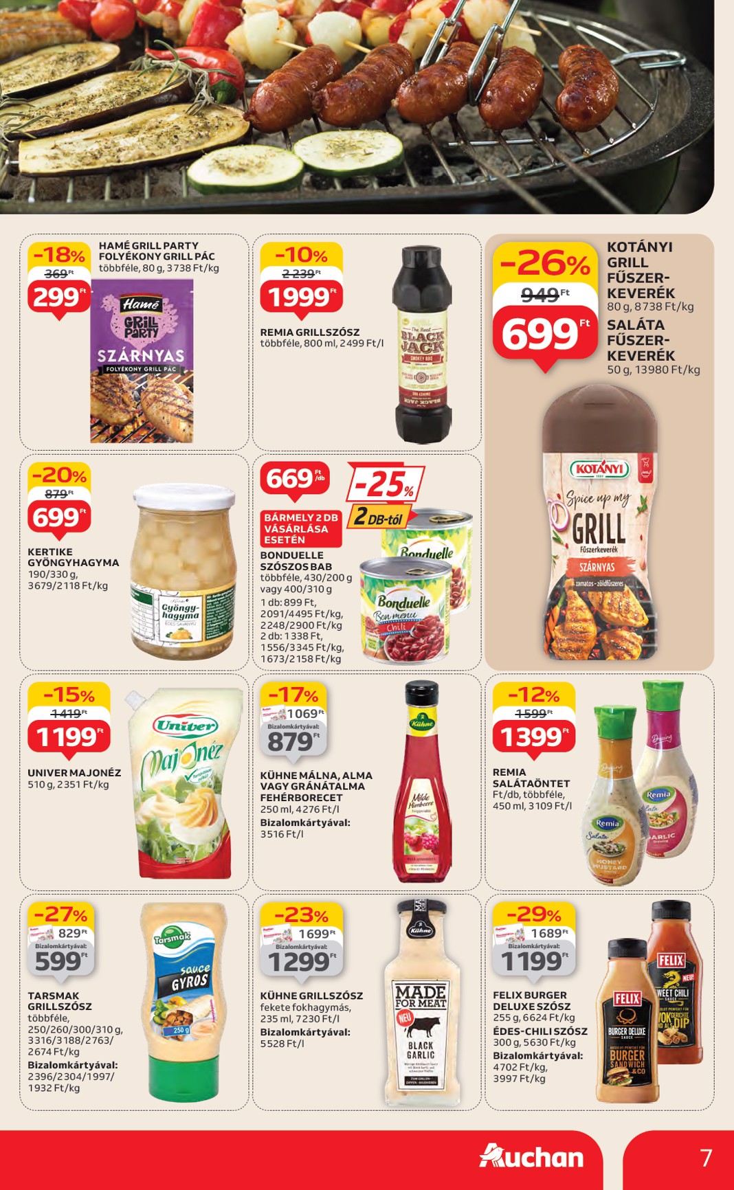 auchan - Auchan - Hipermarket akciós újság, érvényes 06.26. - 07.02. - page: 7 auchan - Auchan - Hipermarket akciós újság, érvényes 06.26. - 07.02. - page: 7