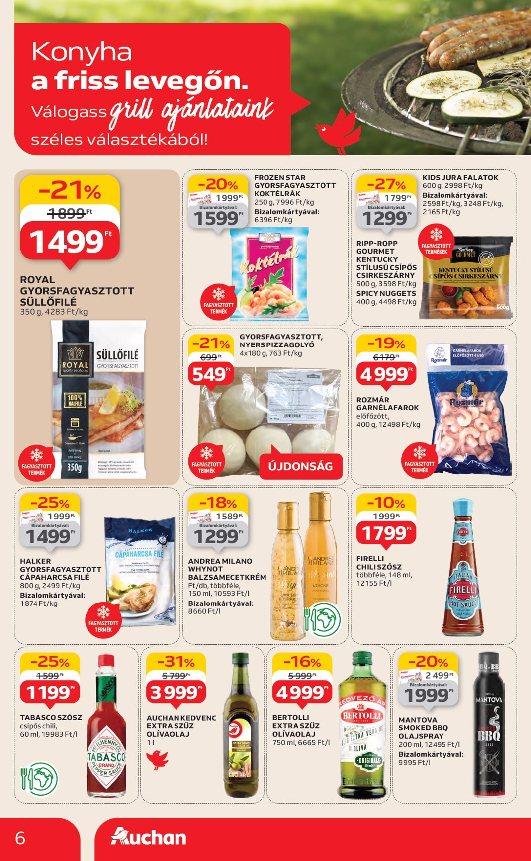 auchan - Auchan - Hipermarket akciós újság, érvényes 06.26. - 07.02. - page: 6 auchan - Auchan - Hipermarket akciós újság, érvényes 06.26. - 07.02. - page: 6