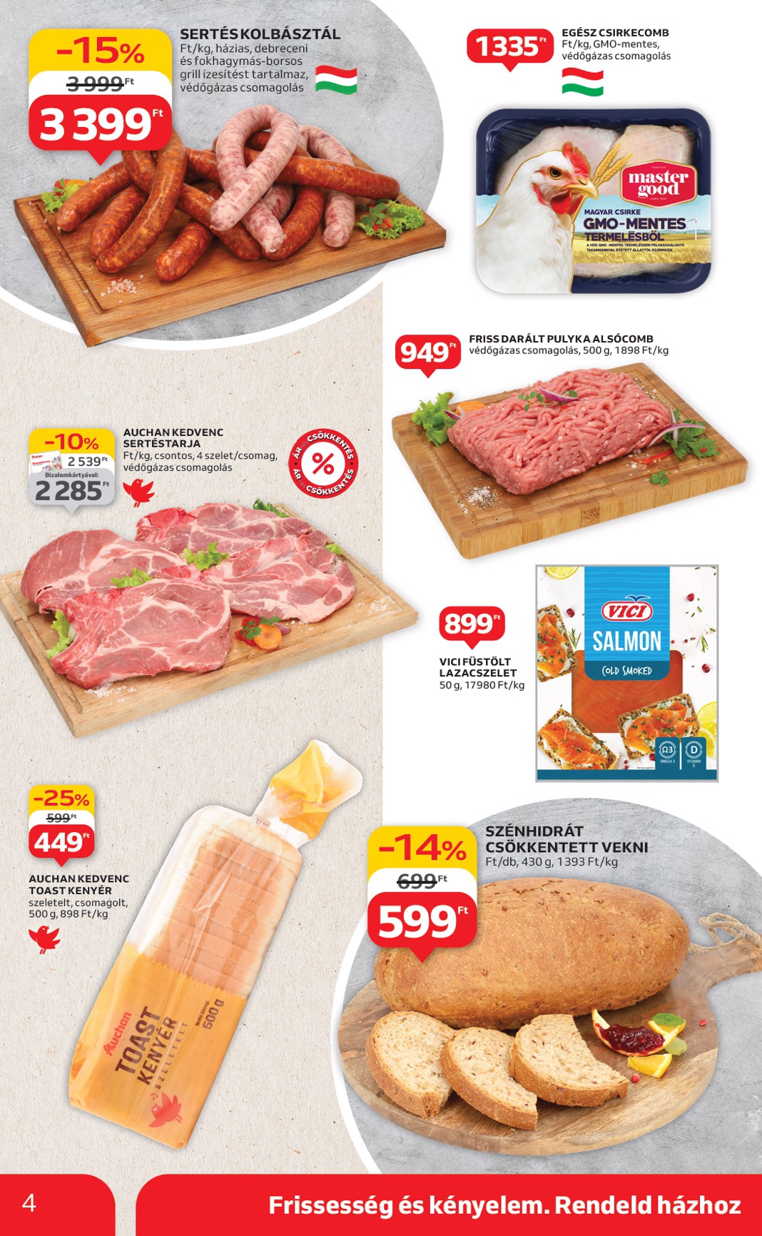 auchan - Auchan - Szupermarket akciós újság, érvényes 06.26. - 07.02. - page: 4
