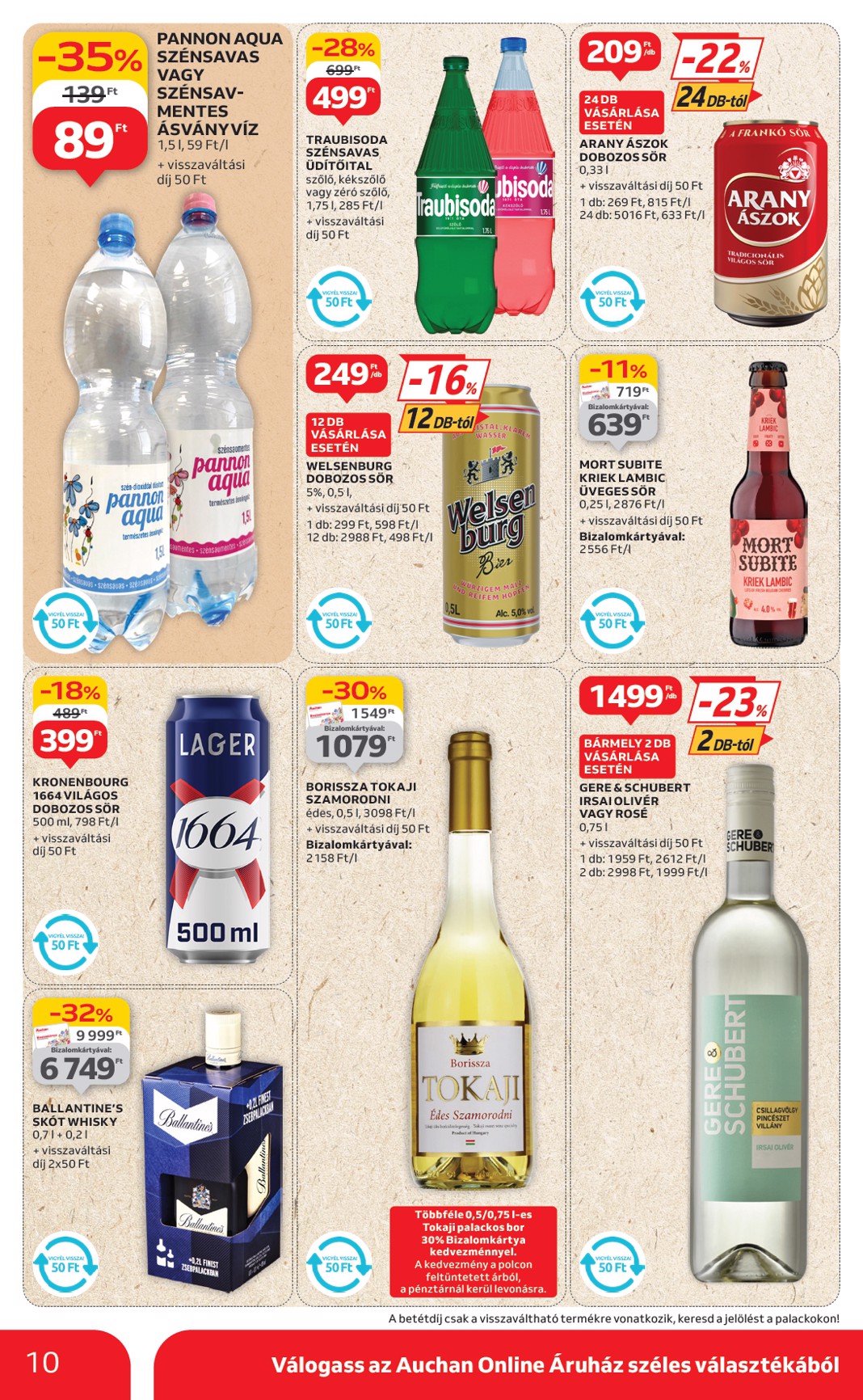 auchan - Auchan - Szupermarket akciós újság, érvényes 06.26. - 07.02. - page: 10