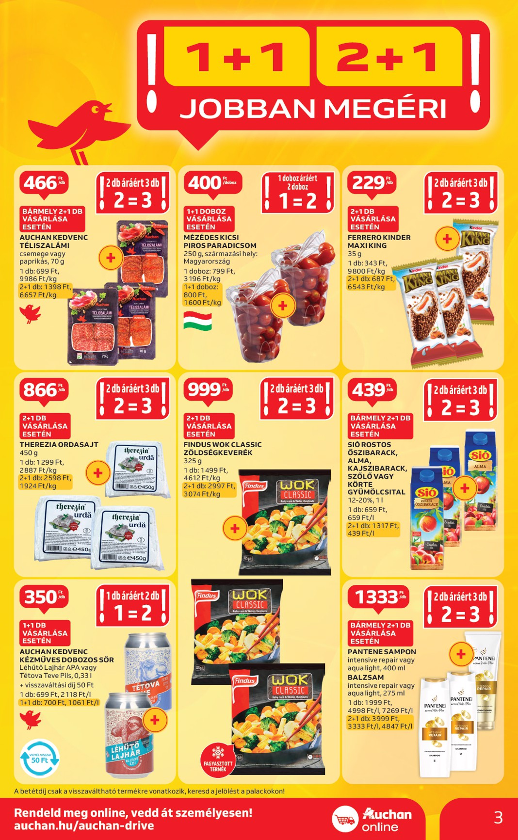 auchan - Auchan - Szupermarket akciós újság, érvényes 06.26. - 07.02. - page: 3