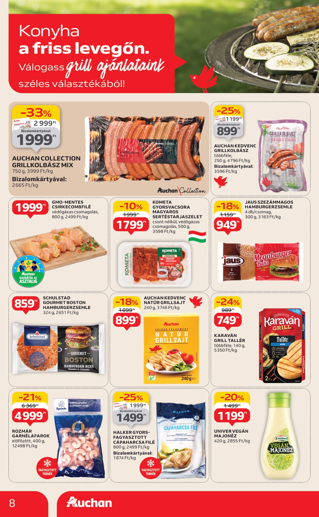 auchan - Auchan - Szupermarket akciós újság, érvényes 06.26. - 07.02. - page: 8