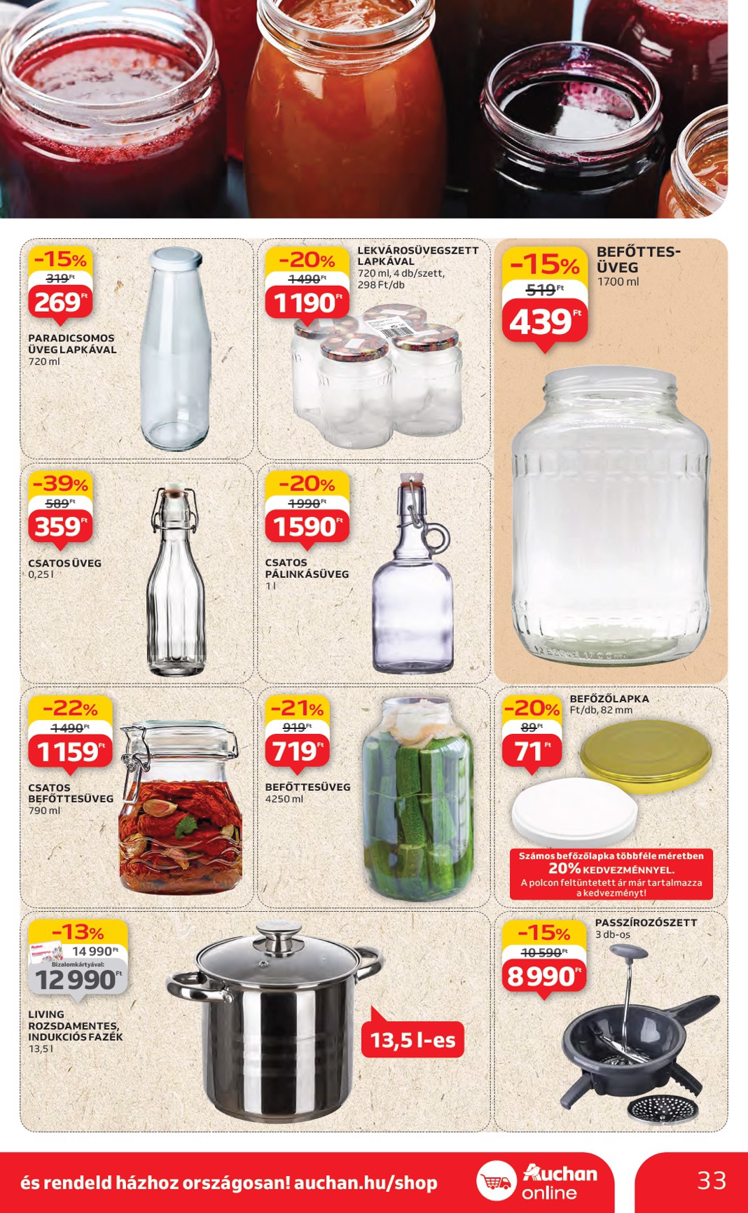 auchan - Auchan Hipermarket akciós újság, érvényes 07.03. - 07.09. - page: 33 auchan - Auchan Hipermarket akciós újság, érvényes 07.03. - 07.09. - page: 33