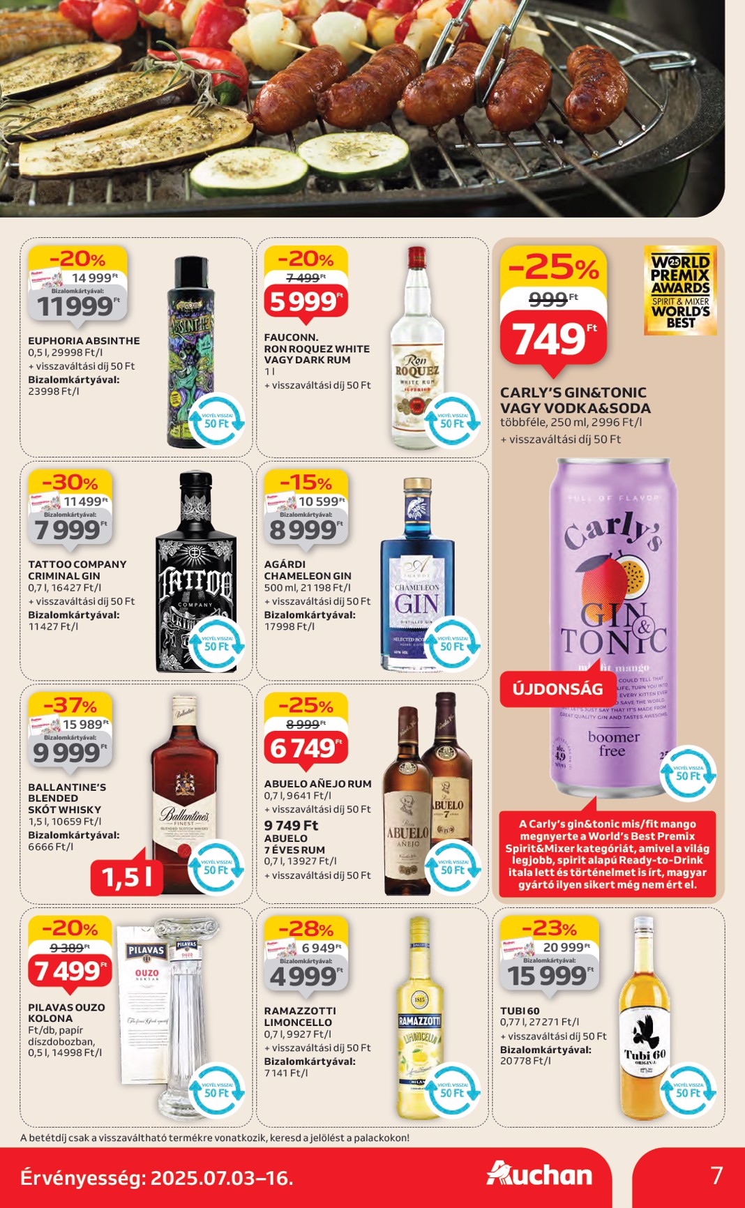auchan - Auchan Hipermarket akciós újság, érvényes 07.03. - 07.09. - page: 7 auchan - Auchan Hipermarket akciós újság, érvényes 07.03. - 07.09. - page: 7