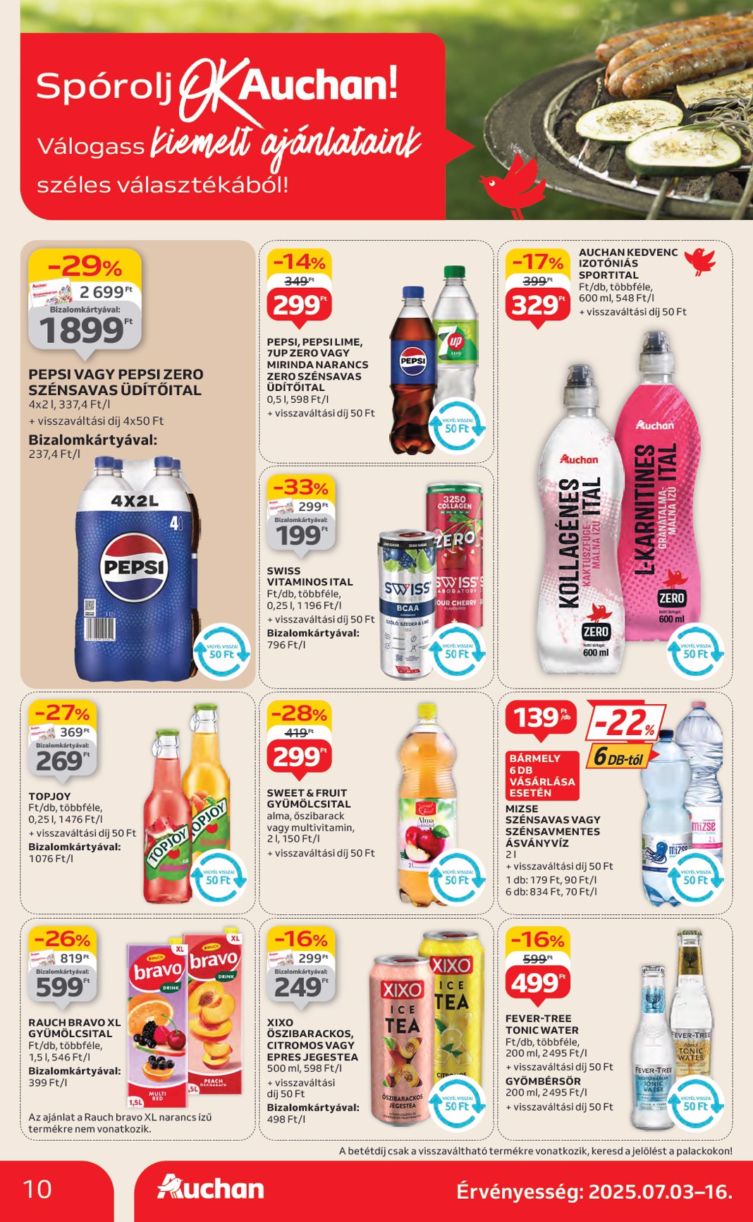 auchan - Auchan Hipermarket akciós újság, érvényes 07.03. - 07.09. - page: 10 auchan - Auchan Hipermarket akciós újság, érvényes 07.03. - 07.09. - page: 10