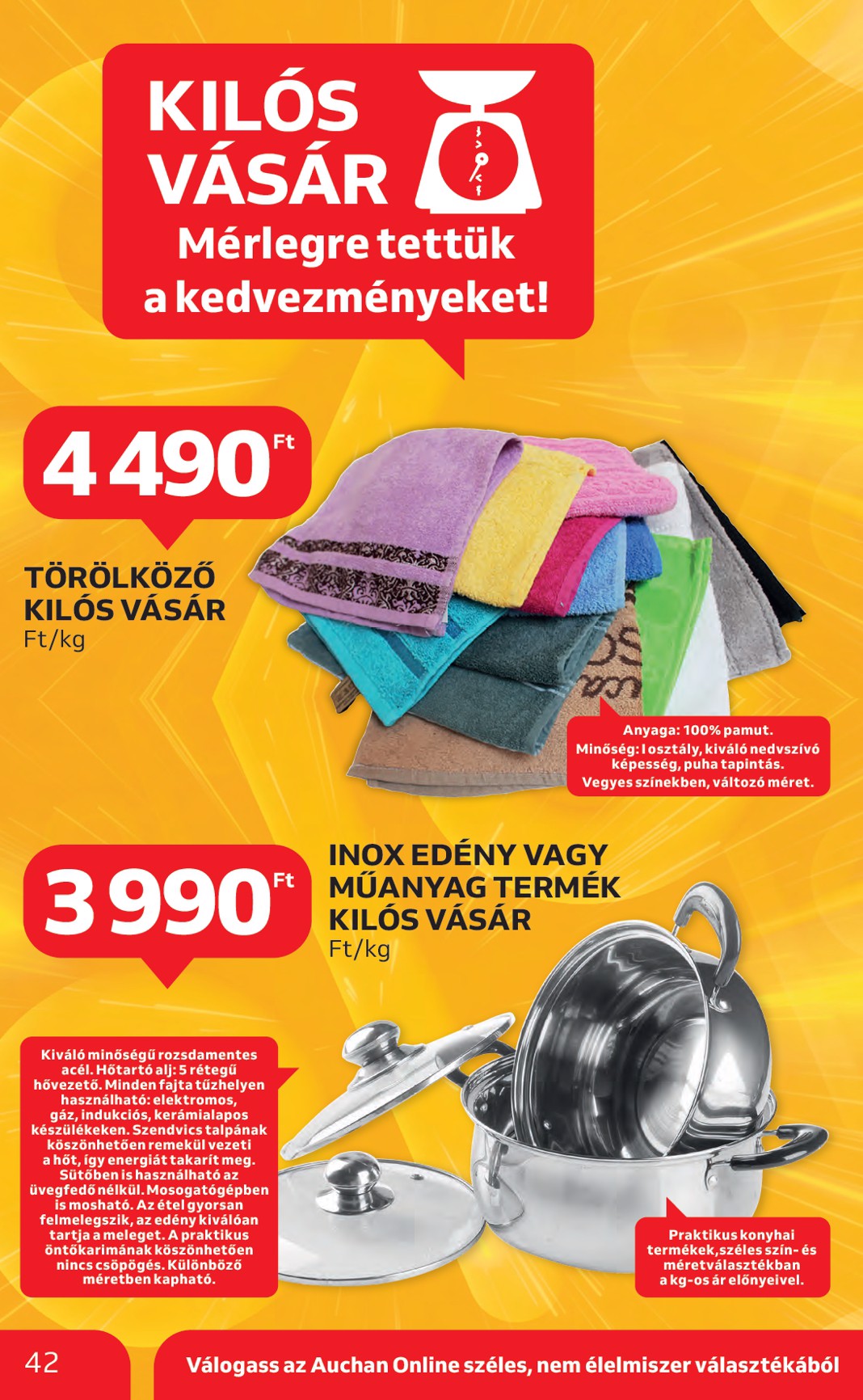auchan - Auchan Hipermarket akciós újság, érvényes 07.03. - 07.09. - page: 42 auchan - Auchan Hipermarket akciós újság, érvényes 07.03. - 07.09. - page: 42