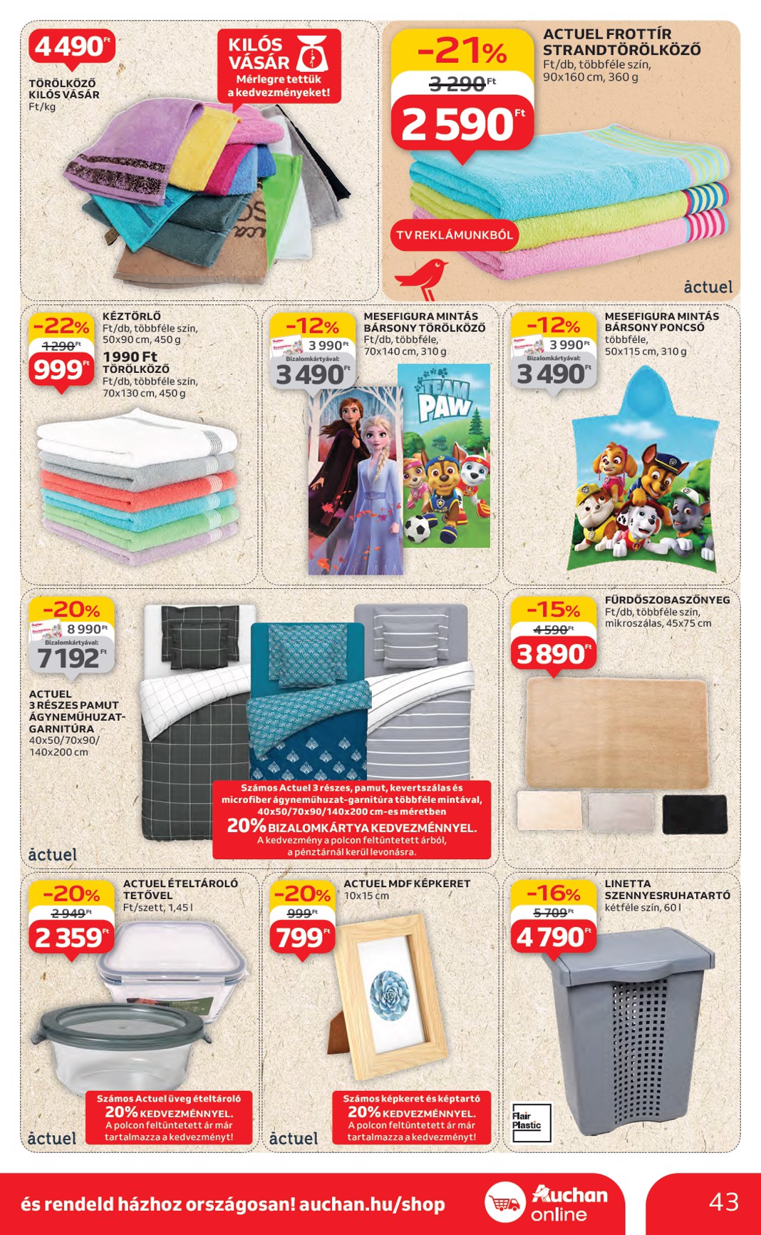 auchan - Auchan Hipermarket akciós újság, érvényes 07.03. - 07.09. - page: 43 auchan - Auchan Hipermarket akciós újság, érvényes 07.03. - 07.09. - page: 43