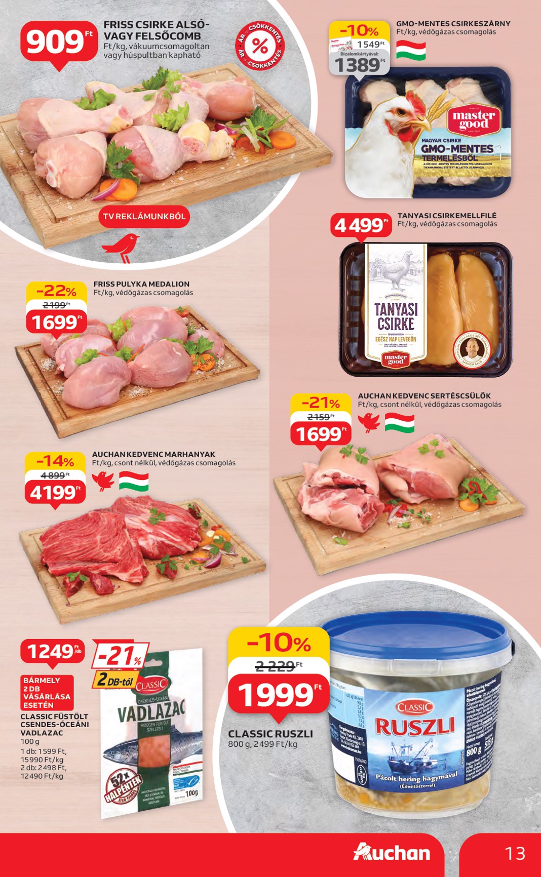 auchan - Auchan Hipermarket akciós újság, érvényes 07.03. - 07.09. - page: 13 auchan - Auchan Hipermarket akciós újság, érvényes 07.03. - 07.09. - page: 13