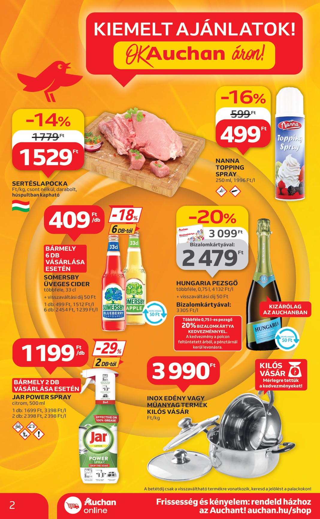 auchan - Auchan - Heti Szupermarket ajánlataink akciós újság, érvényes 07.03. - 07.09. - page: 2