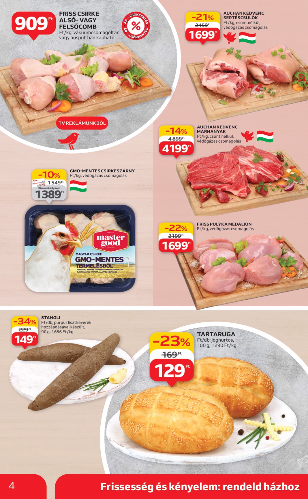 auchan - Auchan - Heti Szupermarket ajánlataink akciós újság, érvényes 07.03. - 07.09. - page: 4
