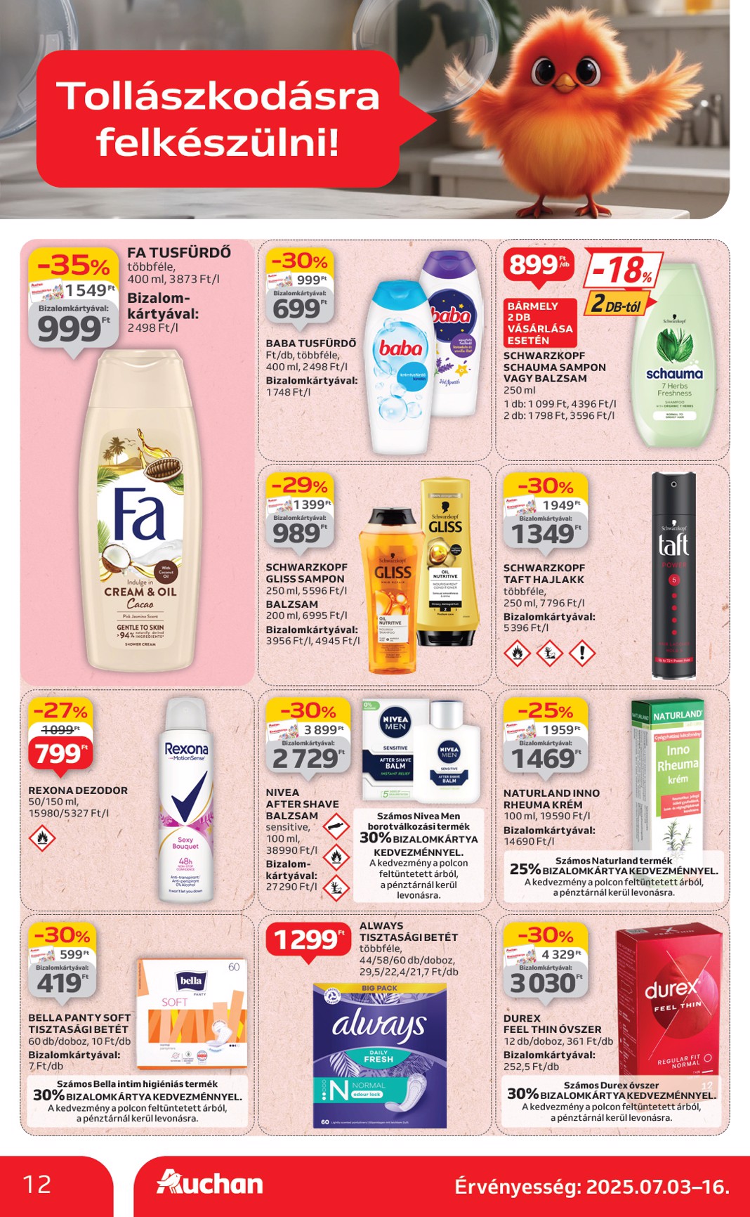 auchan - Auchan - Heti Szupermarket ajánlataink akciós újság, érvényes 07.03. - 07.09. - page: 12