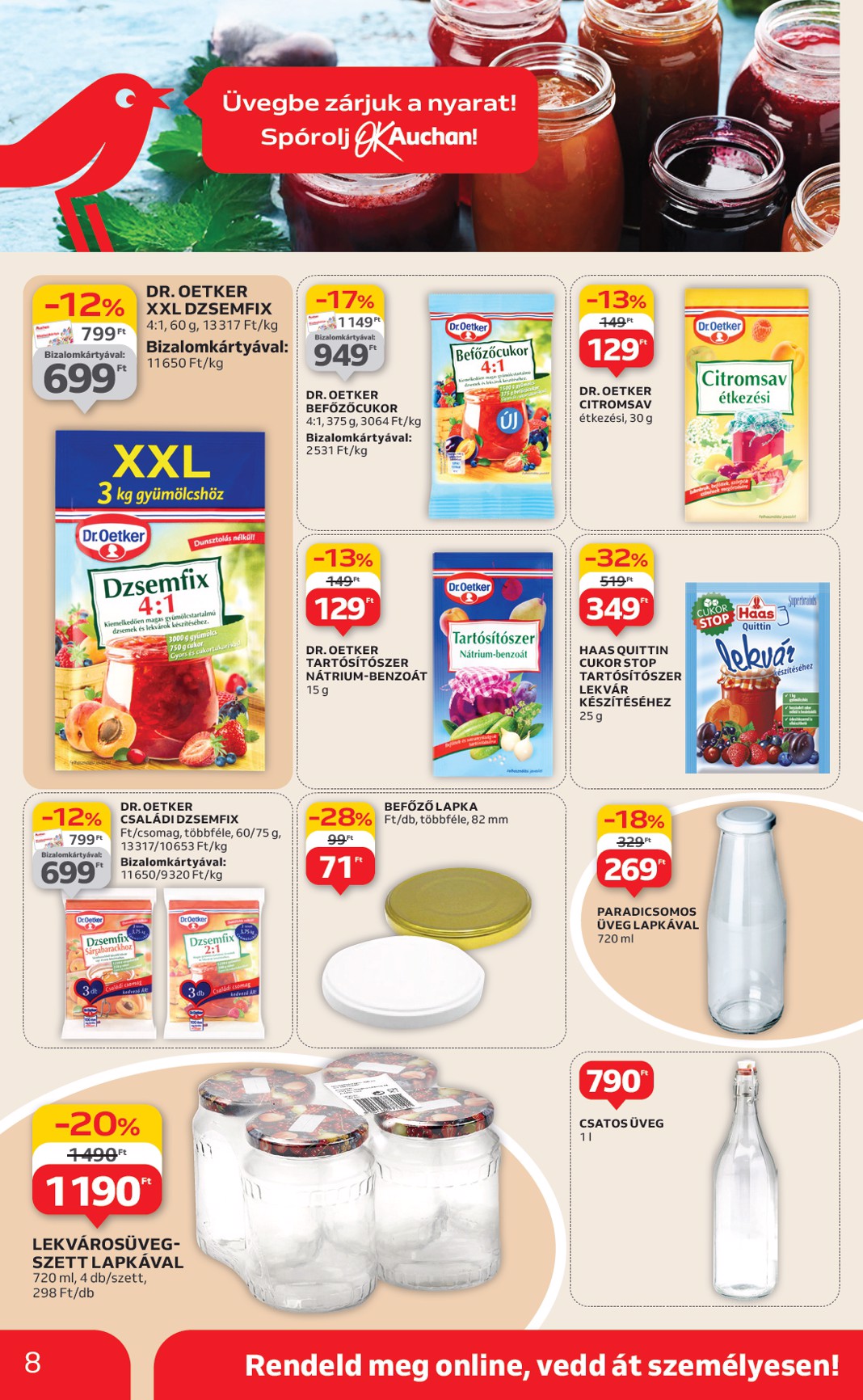 auchan - Auchan - Heti Szupermarket ajánlataink akciós újság, érvényes 07.03. - 07.09. - page: 8
