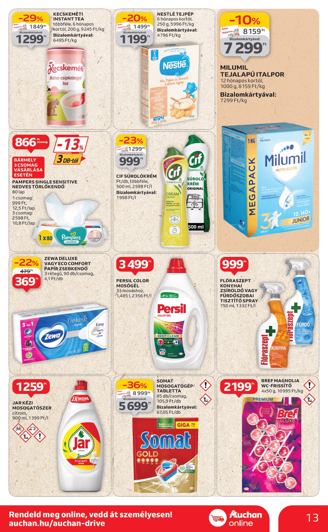 auchan - Auchan - Heti Szupermarket ajánlataink akciós újság, érvényes 07.03. - 07.09. - page: 13