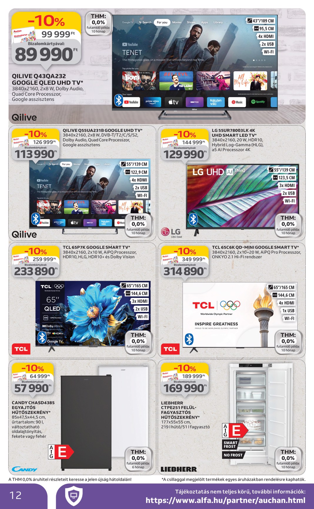 auchan - Auchan Hipermarket - Szépség ápolás és elektronikai ajánlataink akciós újság, érvényes 07.03. - 07.16. - page: 12