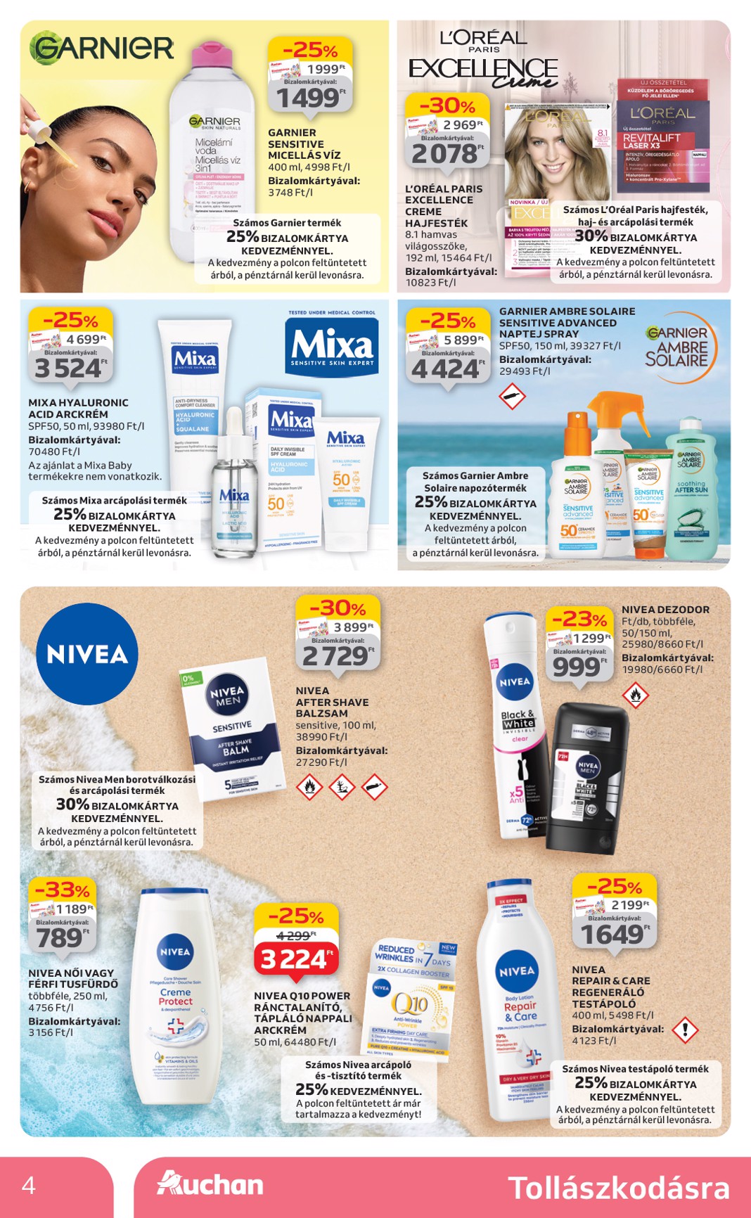 auchan - Auchan Hipermarket - Szépség ápolás és elektronikai ajánlataink akciós újság, érvényes 07.03. - 07.16. - page: 4