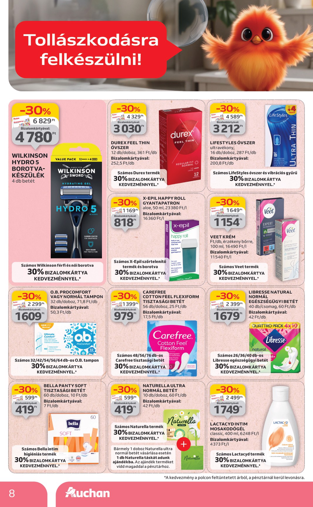 auchan - Auchan Hipermarket - Szépség ápolás és elektronikai ajánlataink akciós újság, érvényes 07.03. - 07.16. - page: 8
