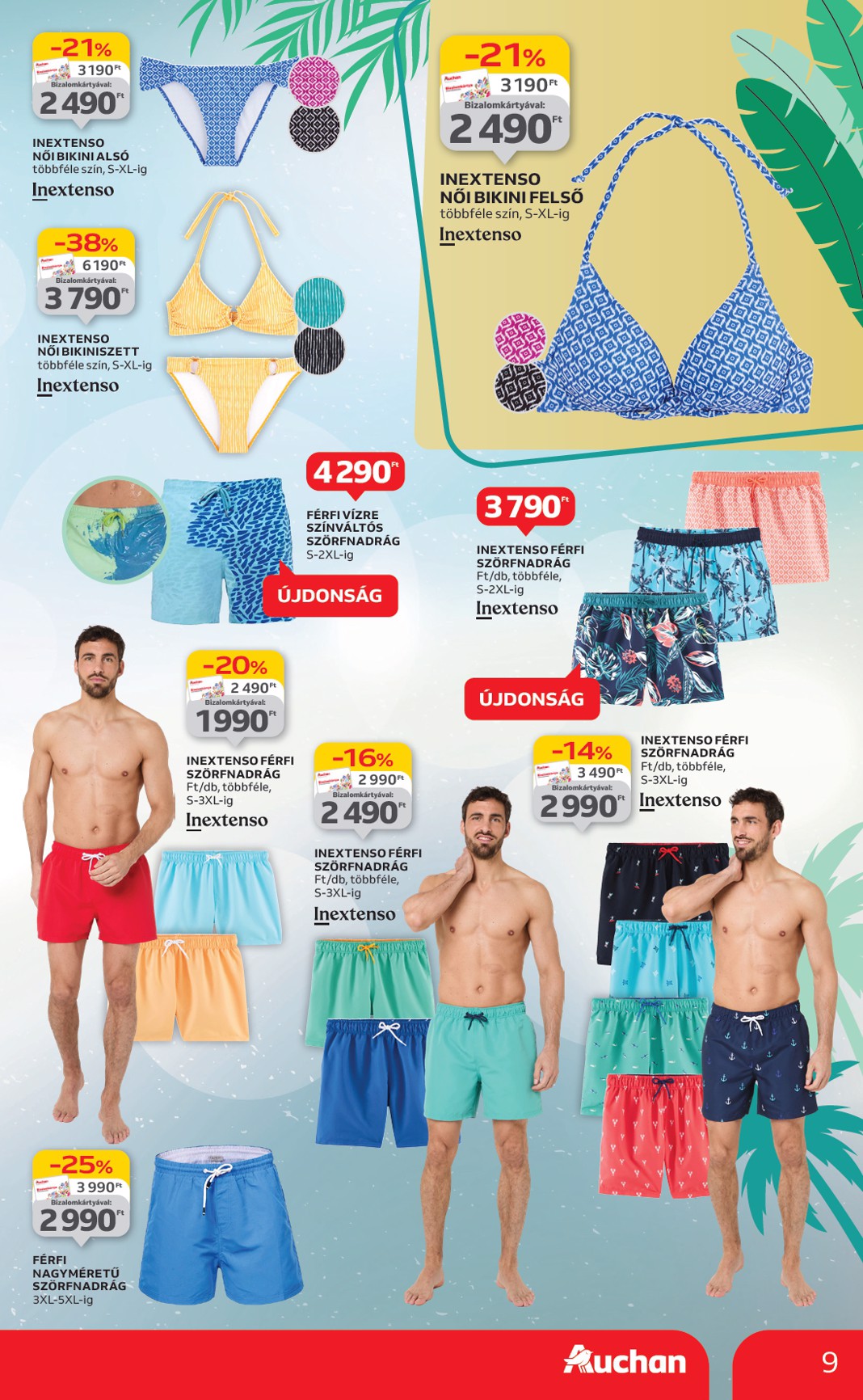 auchan - Auchan Hipermarket- Ruházati ajánlataink akciós újság, érvényes 07.03. - 07.30. - page: 9