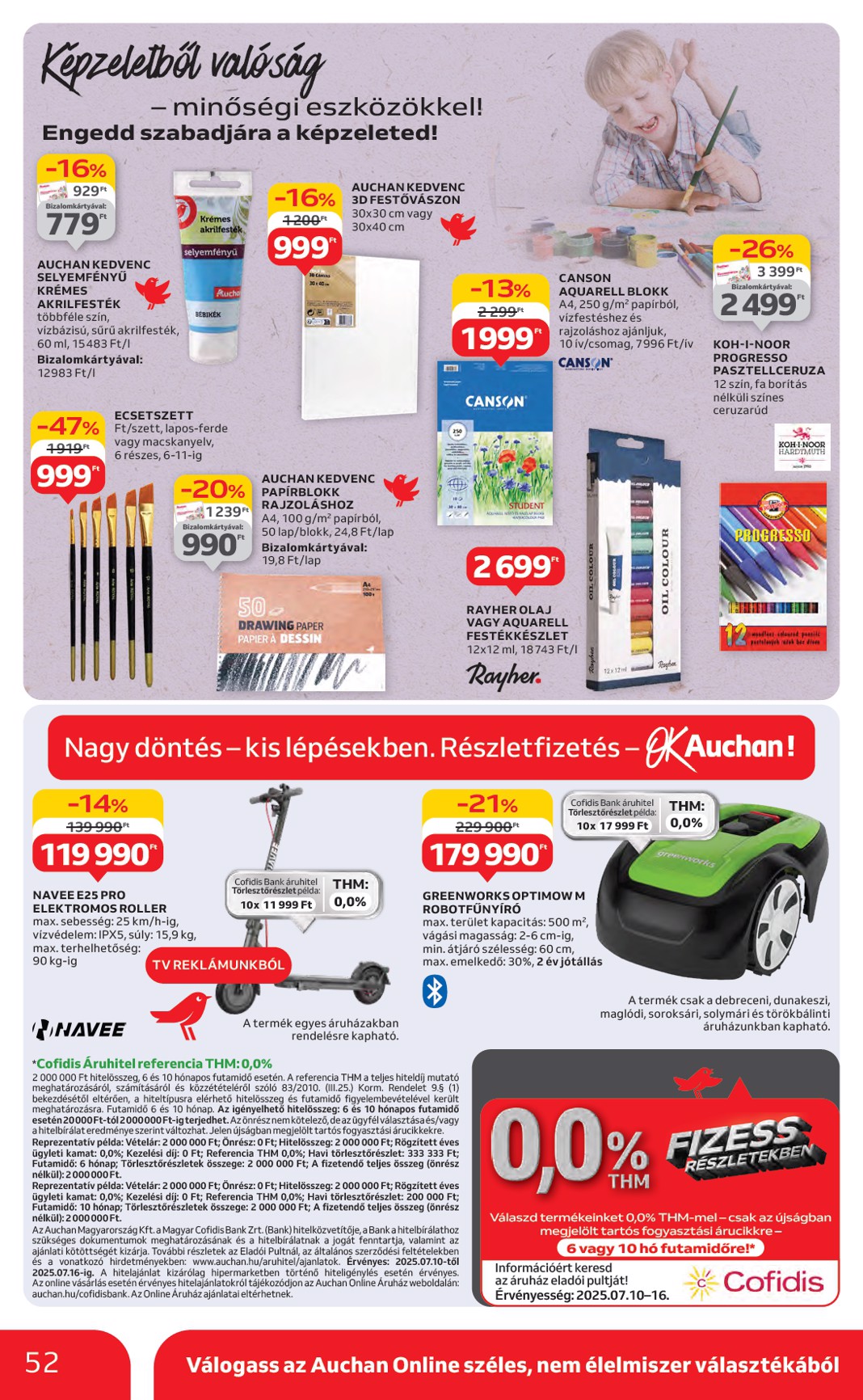 auchan - Auchan Hipermarket akciós újság, érvényes 07.10. - 07.16. - page: 52 auchan - Auchan Hipermarket akciós újság, érvényes 07.10. - 07.16. - page: 52