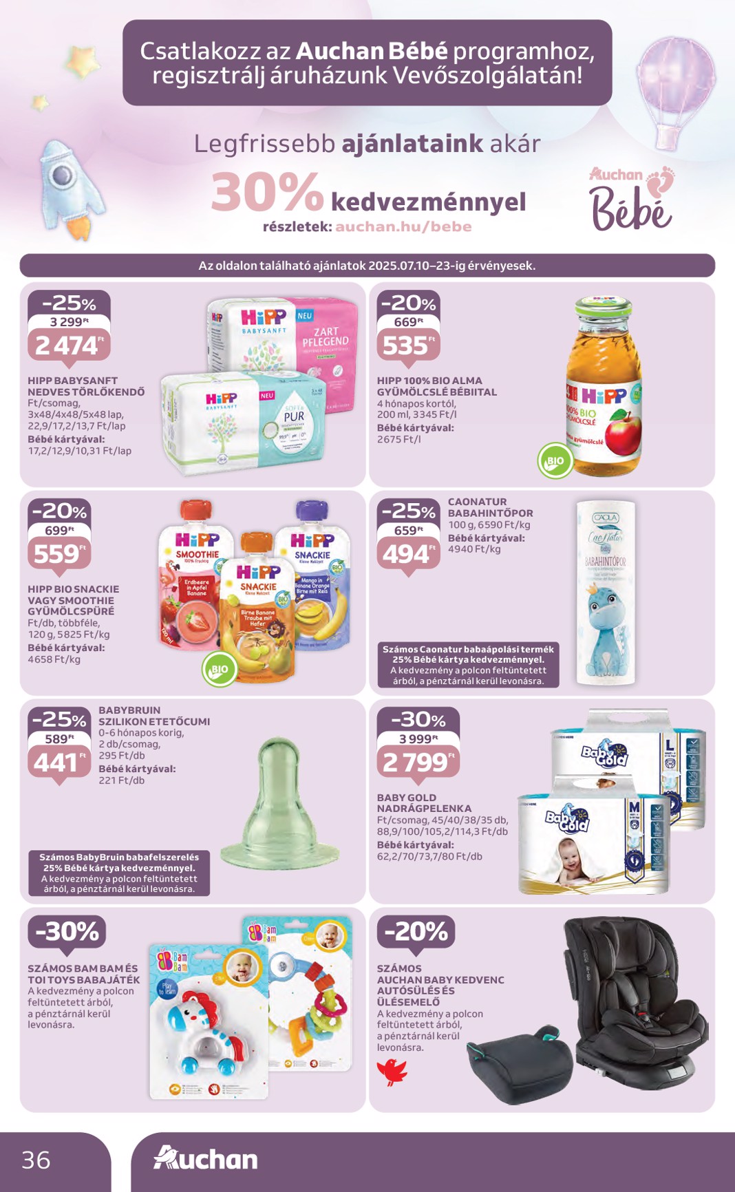 auchan - Auchan Hipermarket akciós újság, érvényes 07.10. - 07.16. - page: 36 auchan - Auchan Hipermarket akciós újság, érvényes 07.10. - 07.16. - page: 36