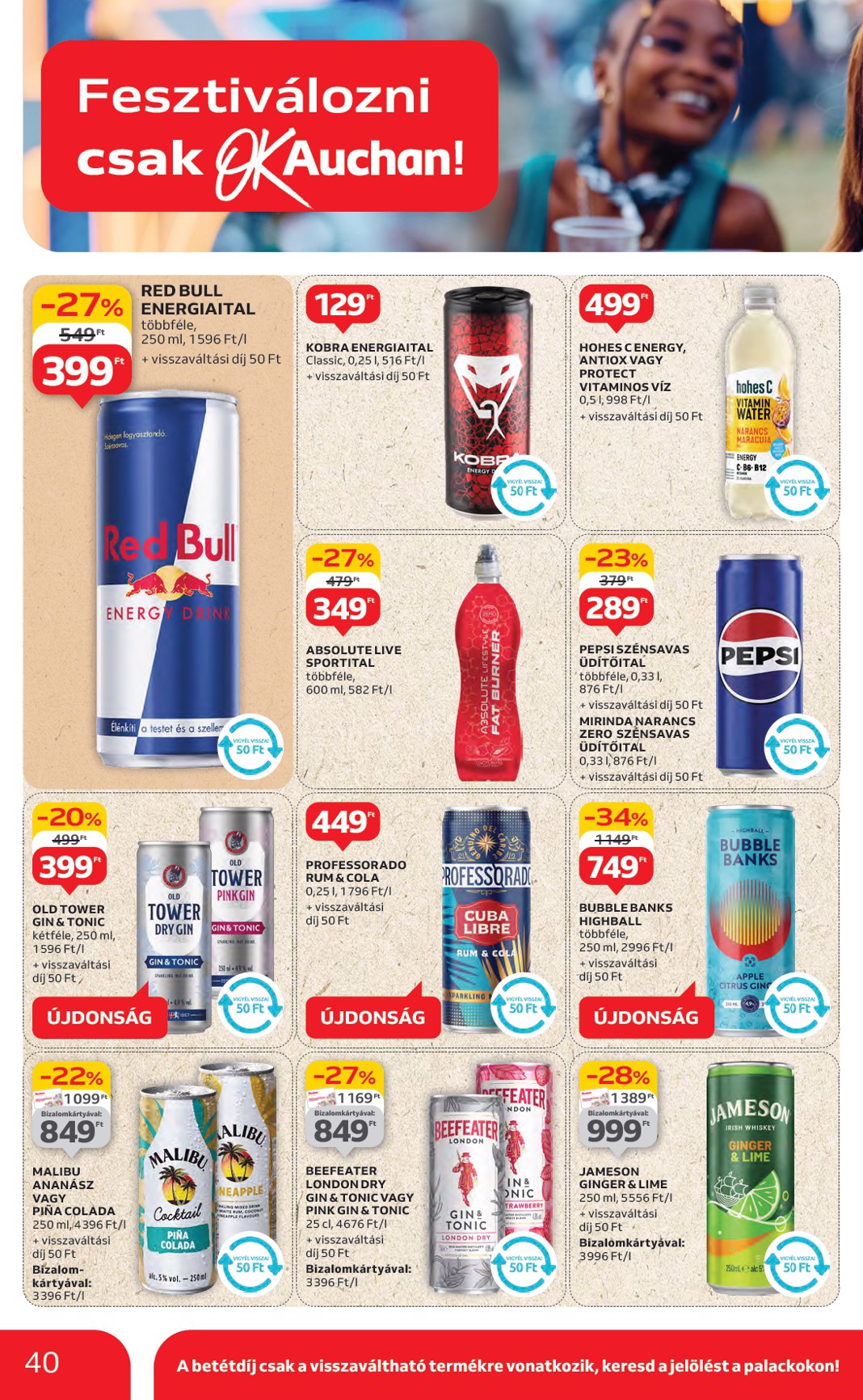 auchan - Auchan Hipermarket akciós újság, érvényes 07.10. - 07.16. - page: 40 auchan - Auchan Hipermarket akciós újság, érvényes 07.10. - 07.16. - page: 40