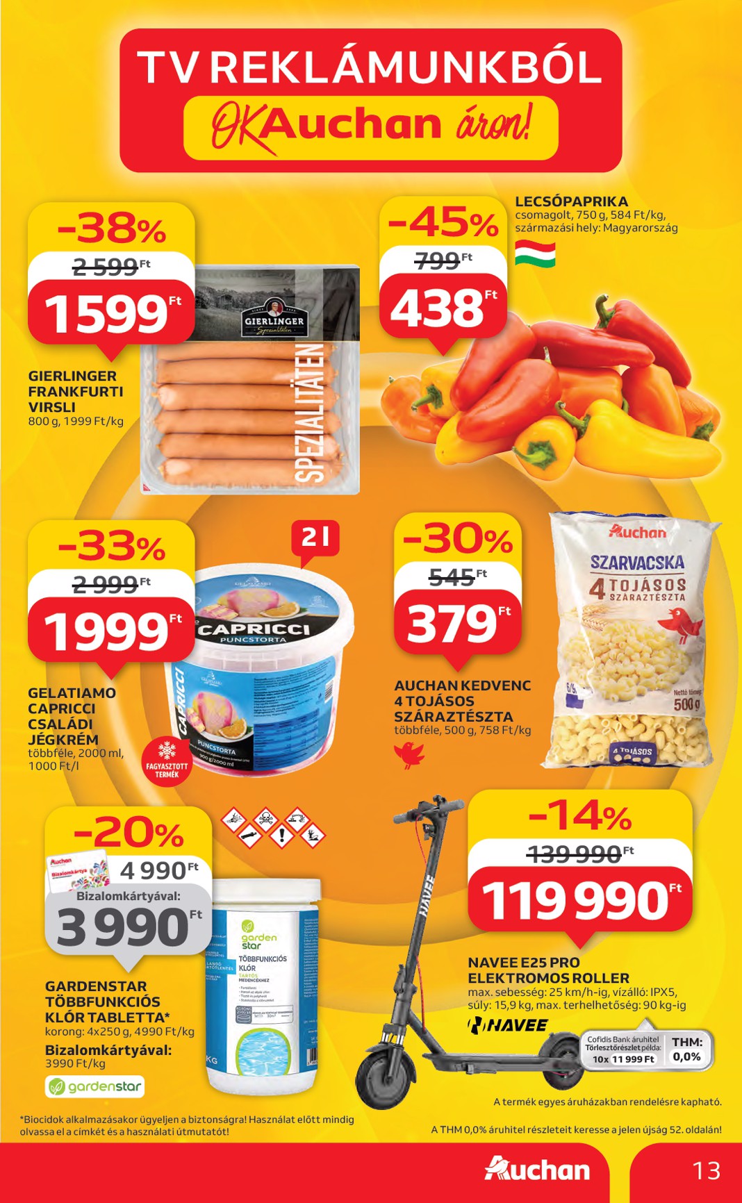 auchan - Auchan Hipermarket akciós újság, érvényes 07.10. - 07.16. - page: 13 auchan - Auchan Hipermarket akciós újság, érvényes 07.10. - 07.16. - page: 13