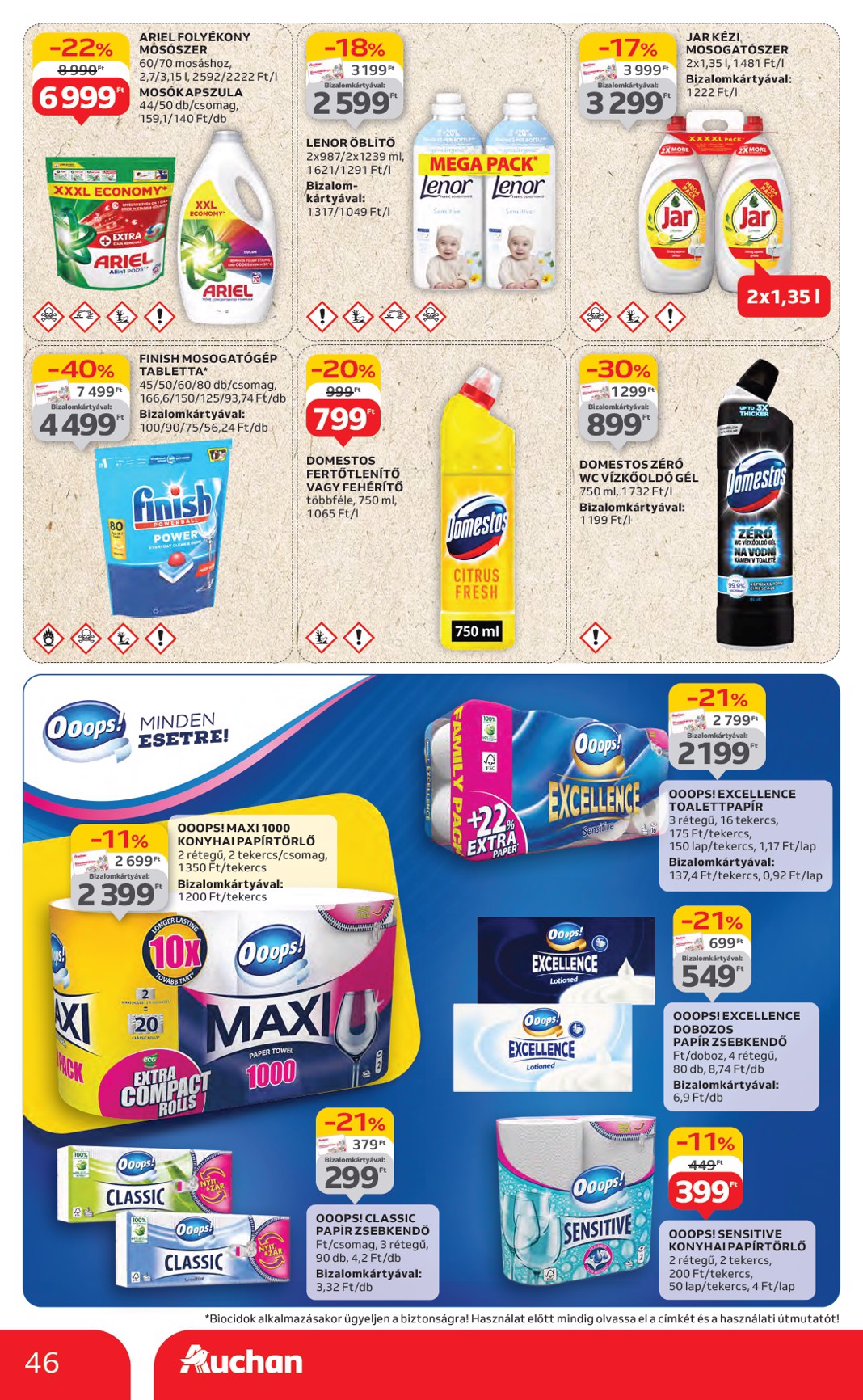 auchan - Auchan Hipermarket akciós újság, érvényes 07.10. - 07.16. - page: 46 auchan - Auchan Hipermarket akciós újság, érvényes 07.10. - 07.16. - page: 46