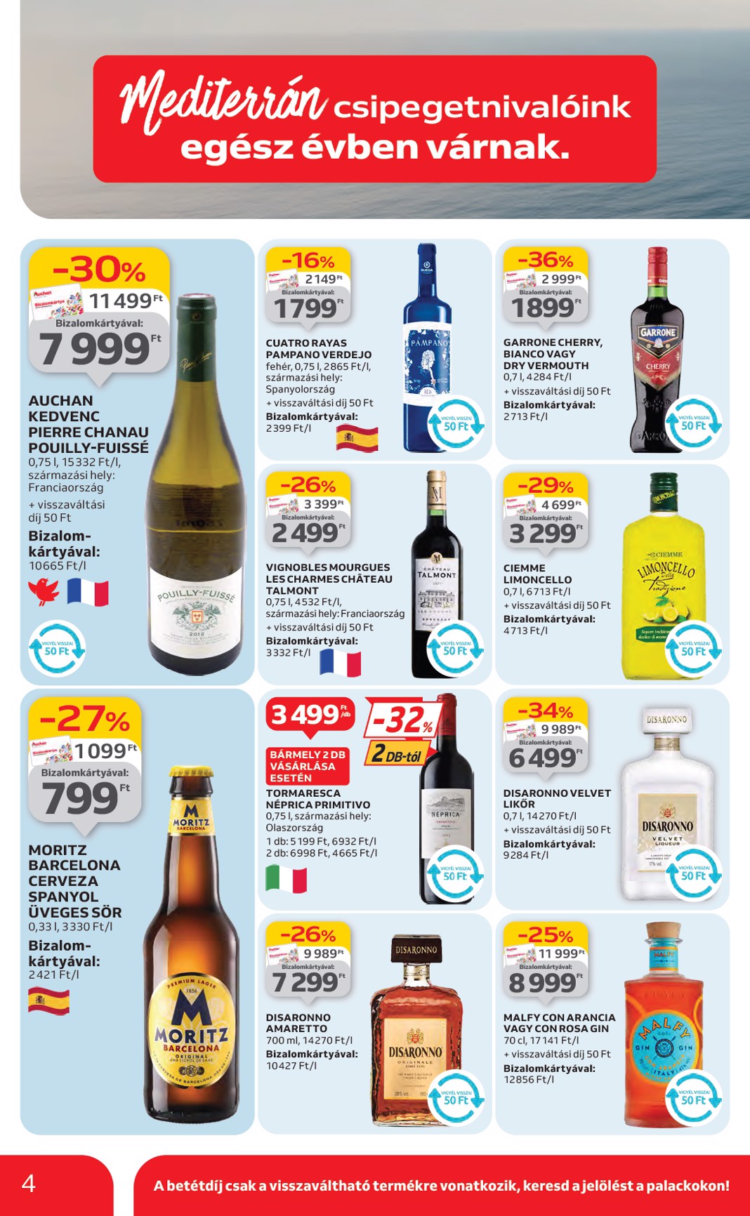 auchan - Auchan Hipermarket akciós újság, érvényes 07.10. - 07.16. - page: 4 auchan - Auchan Hipermarket akciós újság, érvényes 07.10. - 07.16. - page: 4