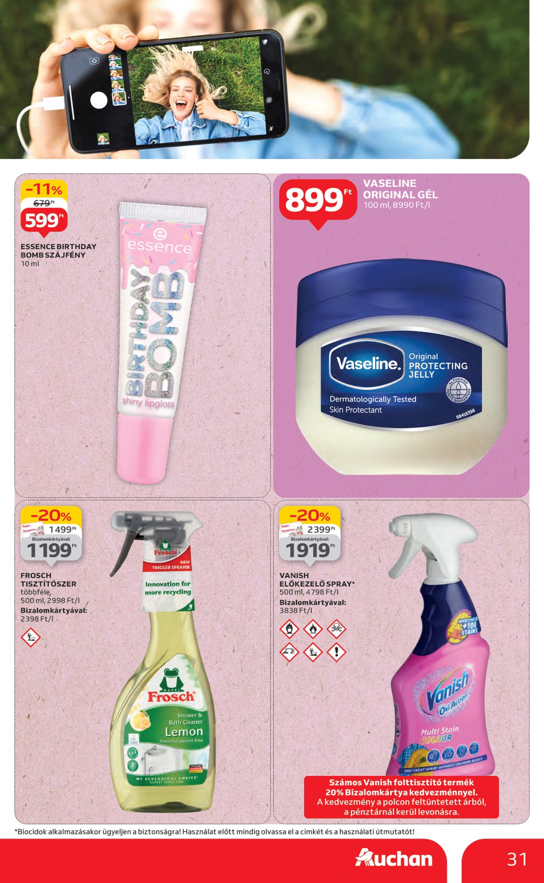 auchan - Auchan Hipermarket akciós újság, érvényes 07.10. - 07.16. - page: 31 auchan - Auchan Hipermarket akciós újság, érvényes 07.10. - 07.16. - page: 31