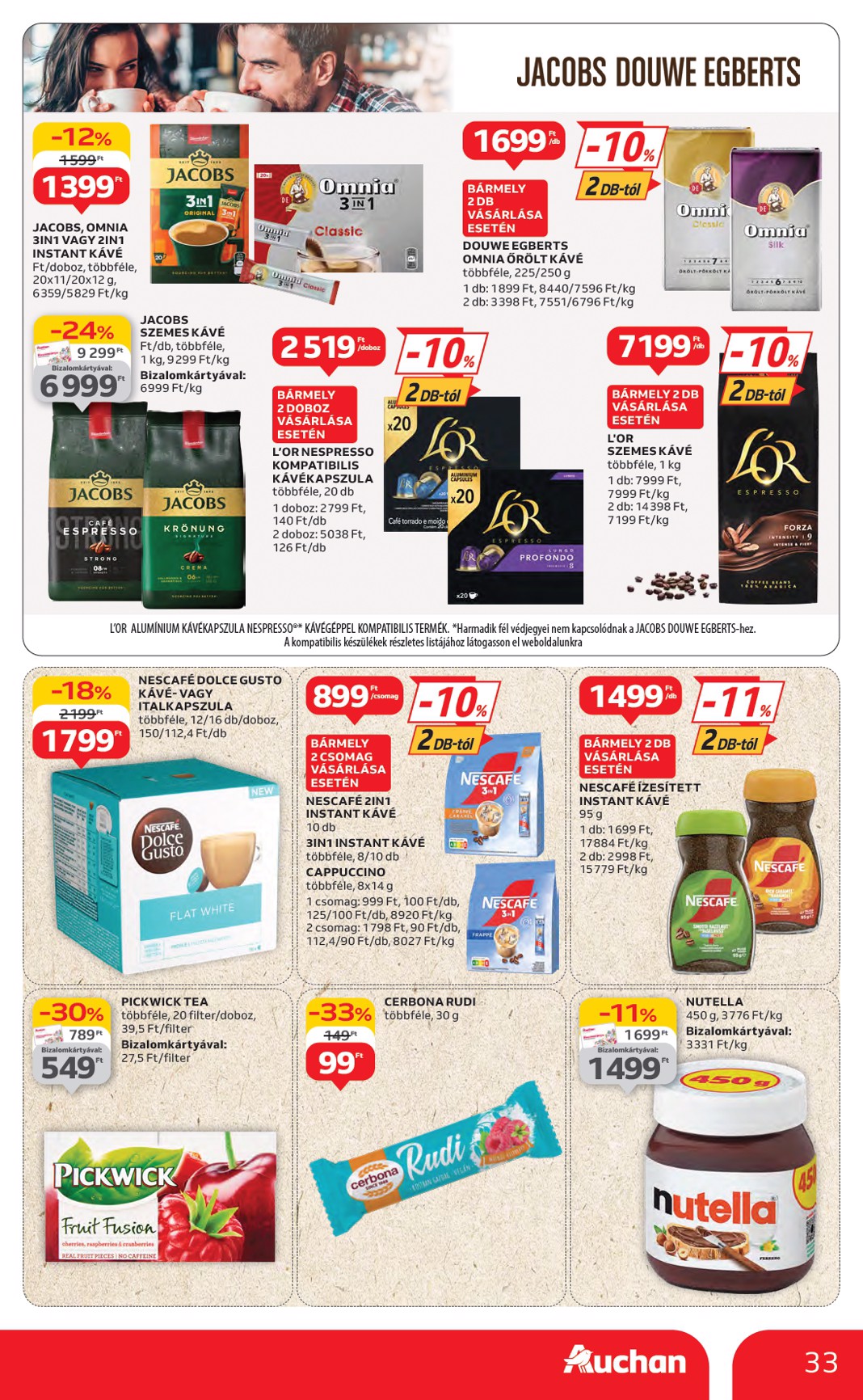 auchan - Auchan Hipermarket akciós újság, érvényes 07.10. - 07.16. - page: 33 auchan - Auchan Hipermarket akciós újság, érvényes 07.10. - 07.16. - page: 33
