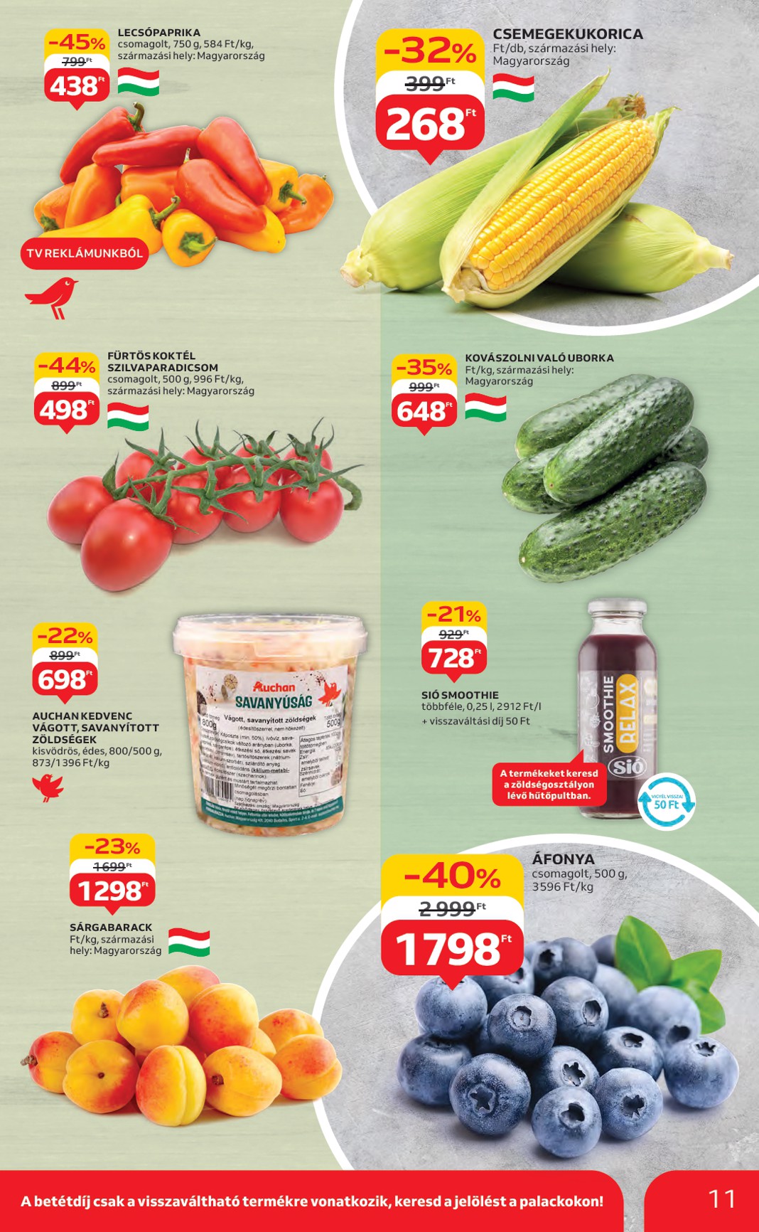 auchan - Auchan Hipermarket akciós újság, érvényes 07.10. - 07.16. - page: 11 auchan - Auchan Hipermarket akciós újság, érvényes 07.10. - 07.16. - page: 11