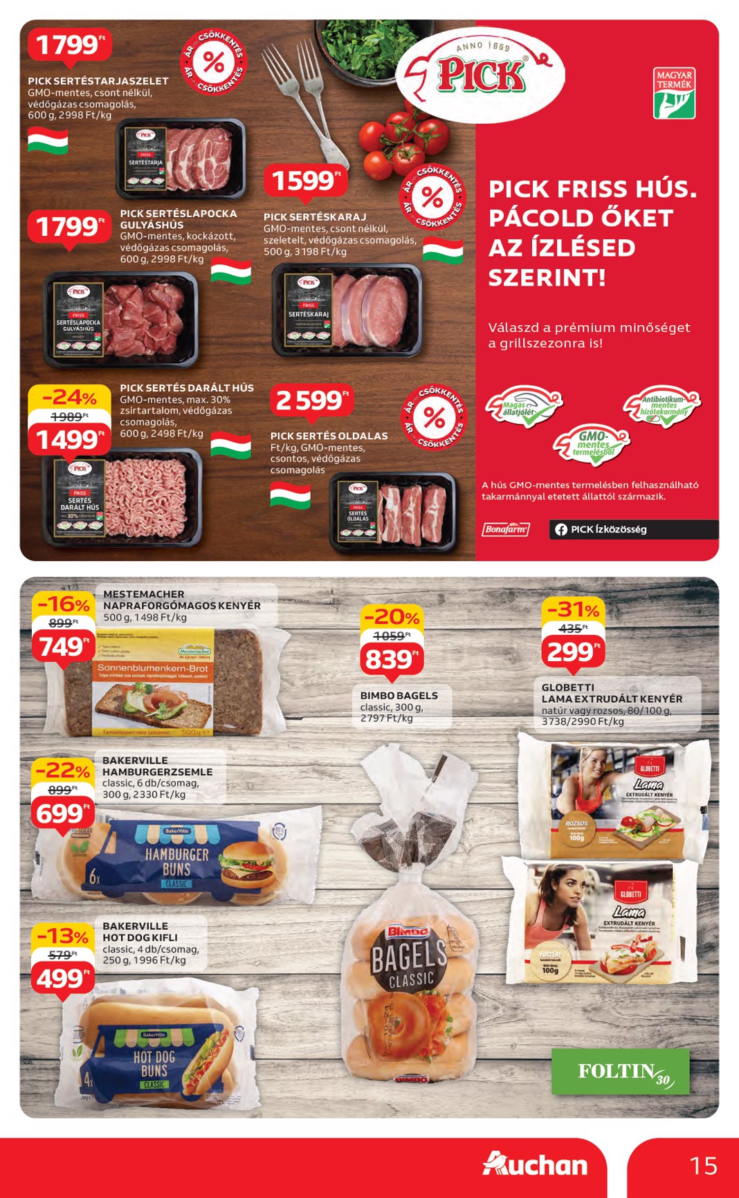 auchan - Auchan Hipermarket akciós újság, érvényes 07.10. - 07.16. - page: 15 auchan - Auchan Hipermarket akciós újság, érvényes 07.10. - 07.16. - page: 15